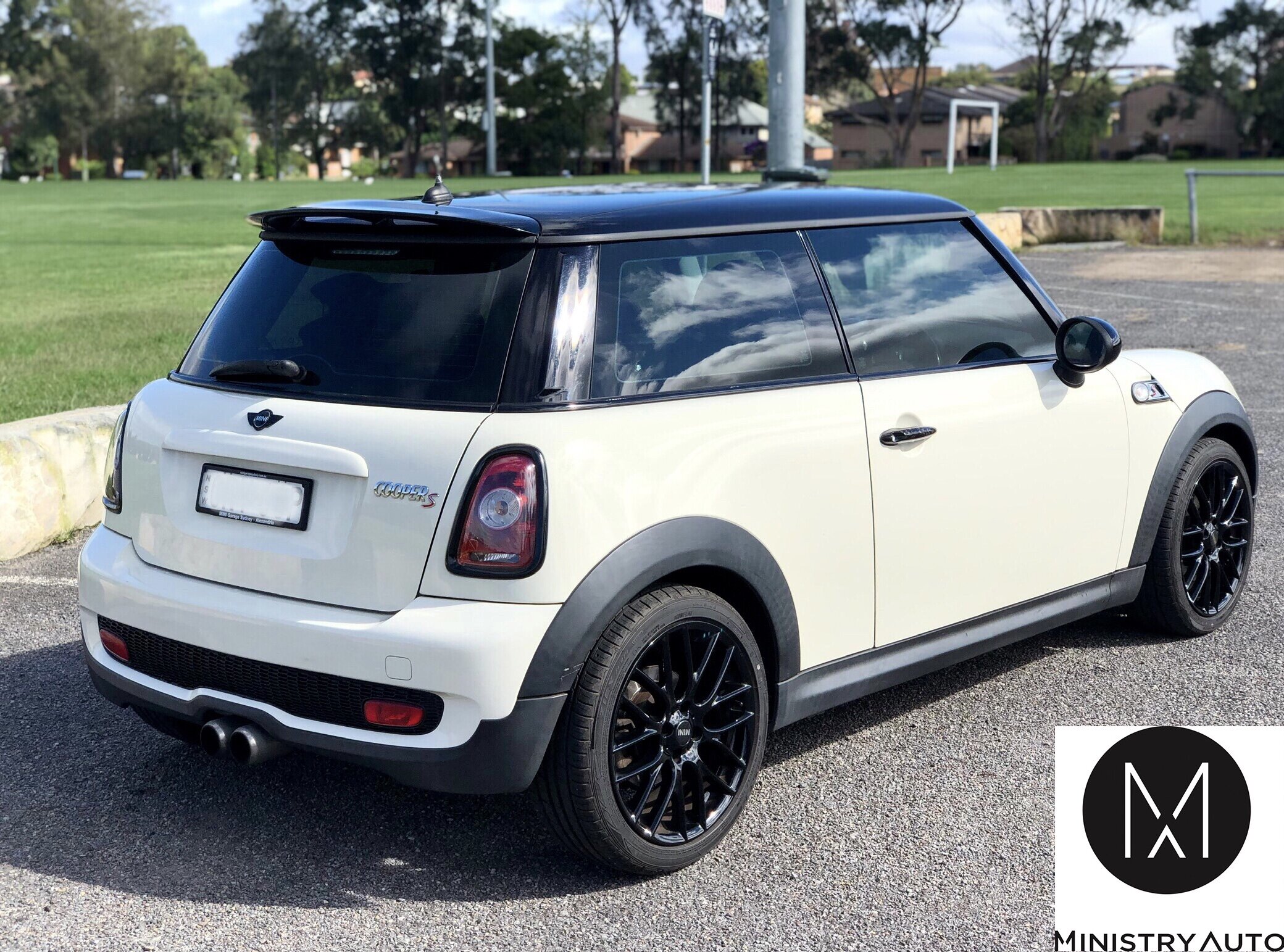 MINI Full blackout kit including Bonnet Scoop & Door puddle lights - MINI R56/7/8/9 Cooper S / JCW
