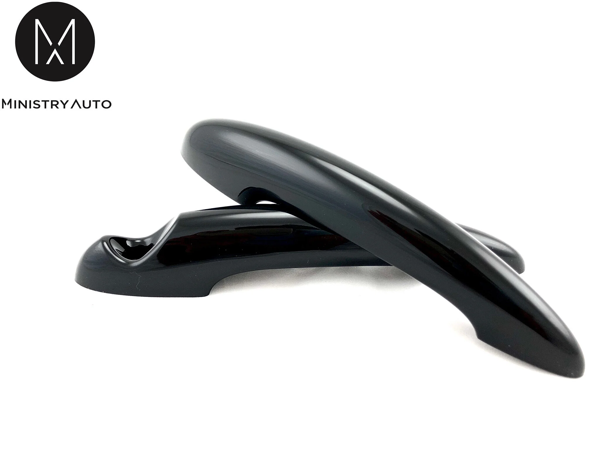 MINI GEN1 Door Handle Covers - Clip-On Piano or Matte Black 2001-2007