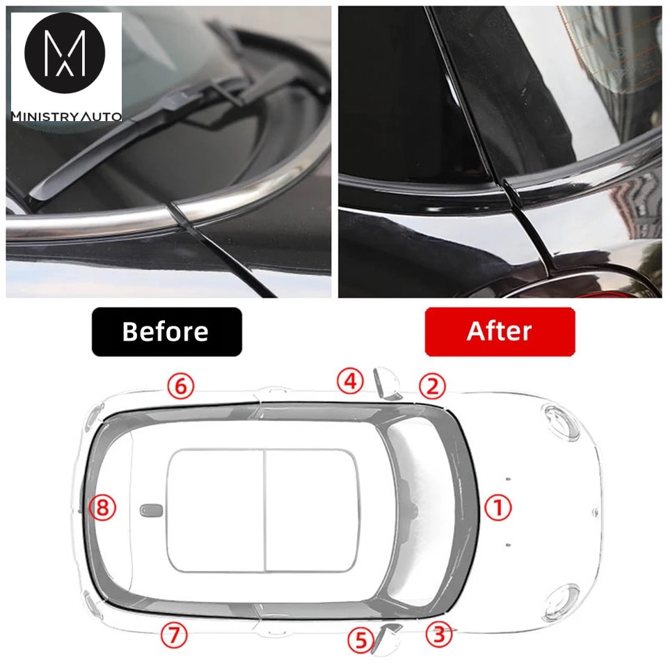 New MINI Beltline Solution - Black Chrome Trim Kit