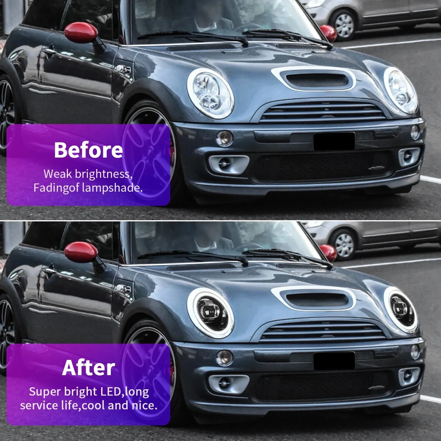 MINI MK1 Upgraded Headlights - LED for R53 R50 R52 — MINI Cooper