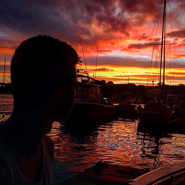 Dock views #keywestboats #sunsetporn #peaceofmind @mike_scott5