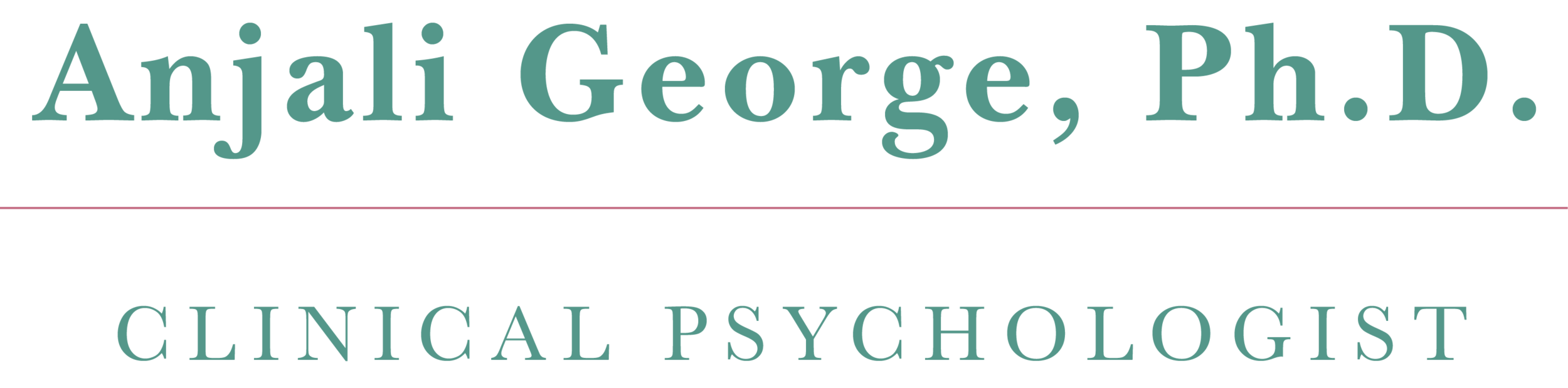 Anjali George, Ph.D., Clinical Psychologist 