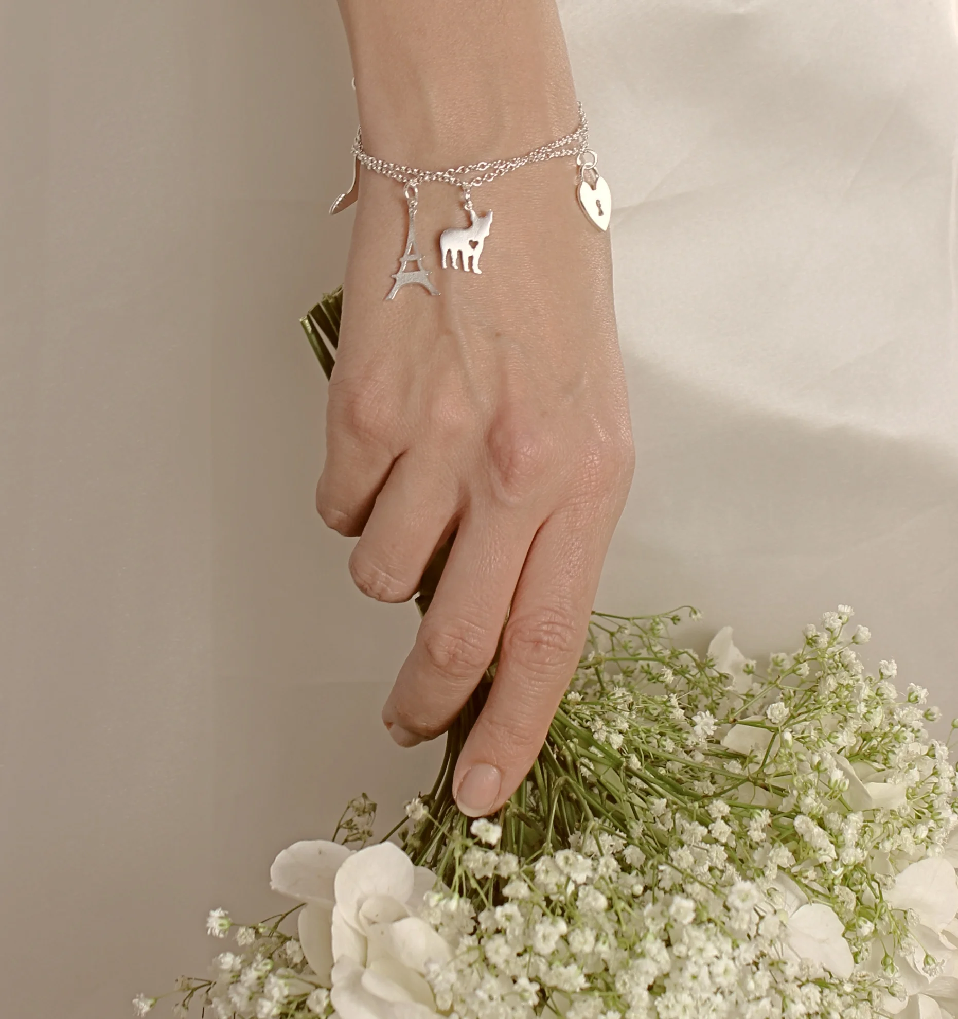 Charm Bracelet Jewellery Making Experience For the Bride