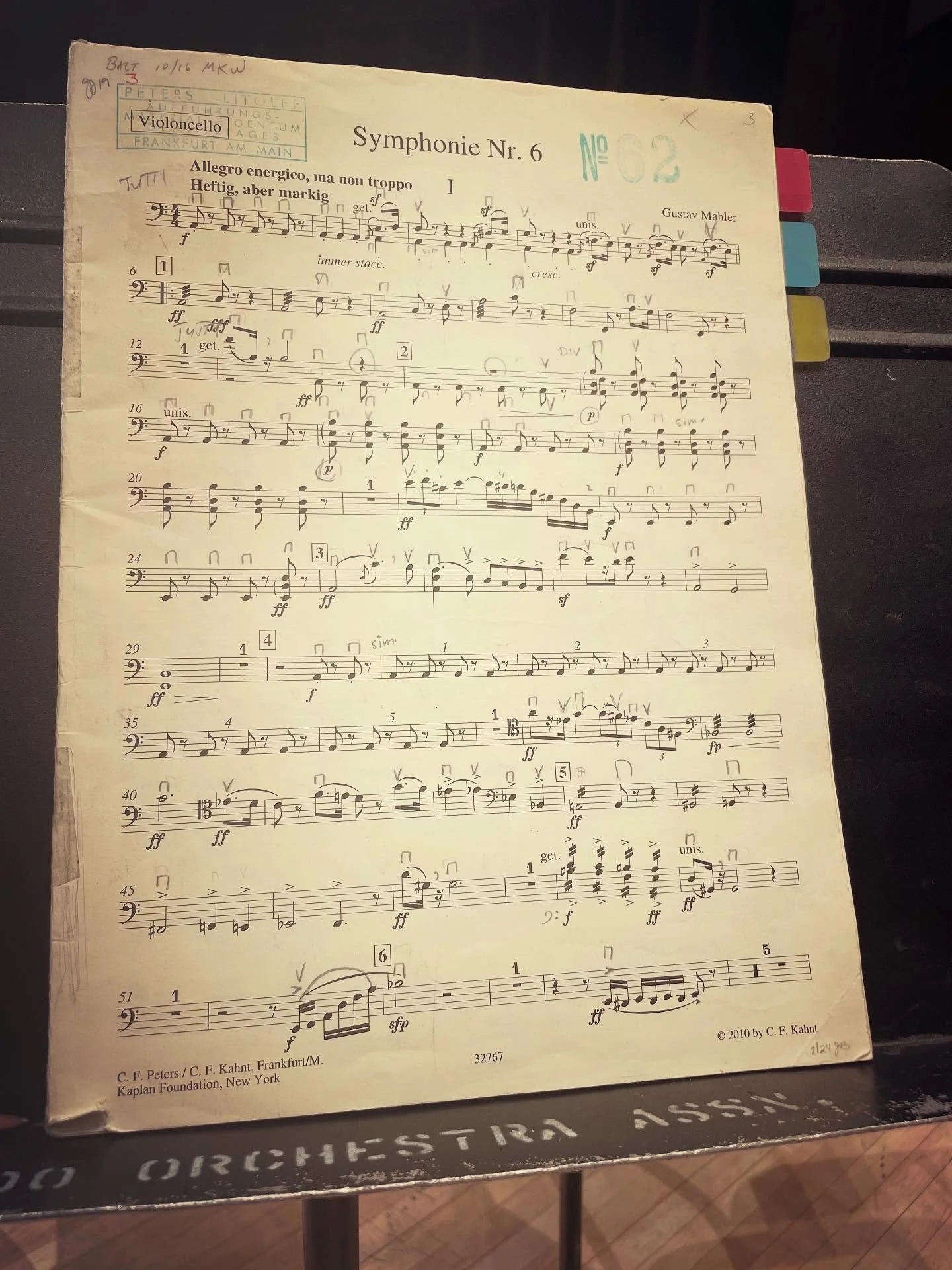 #whatsonmystand

Gustav Mahler: Symphony No. 6

Ironically, given the subtitle of this symphony is &ldquo;Tragic,&rdquo; this has been a really joyful week of music-making! We have over 100 musicians on stage this week, and everyone is talking about 