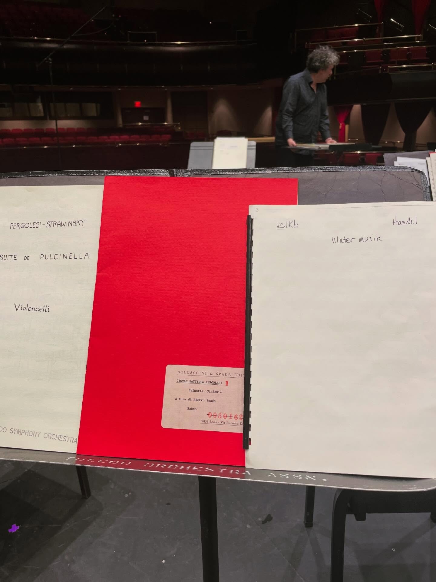 #whatsonmystand

Igor Stravinsky: Pulcinella Suite
Giovanni Battista Pergolesi: Salustia, Sinfonia
Georg Friedrich Handel: Water Music

#cello #symphony #orchestra #classicalmusic