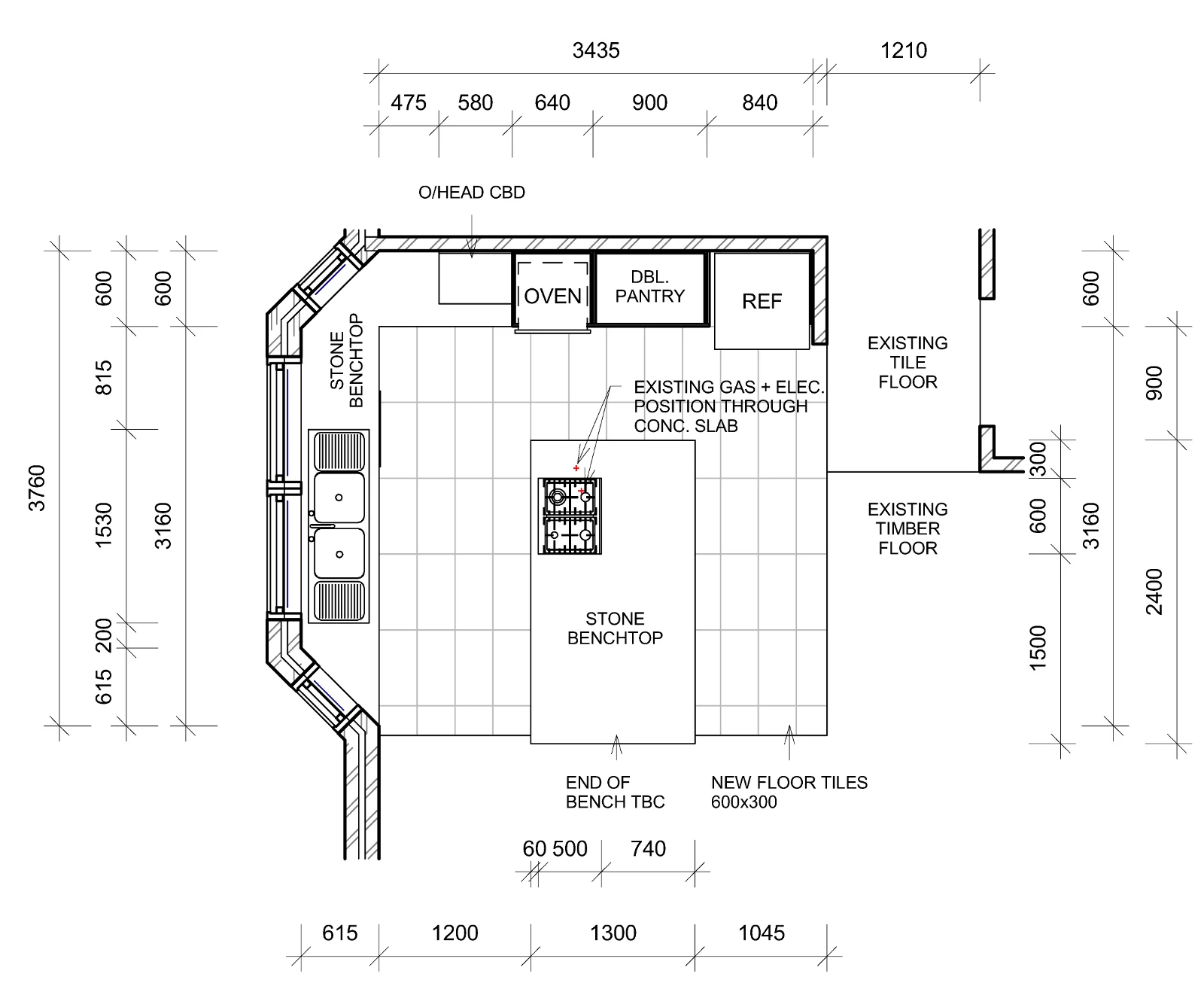The family kitchen opens up the living spaces — Paper Plans