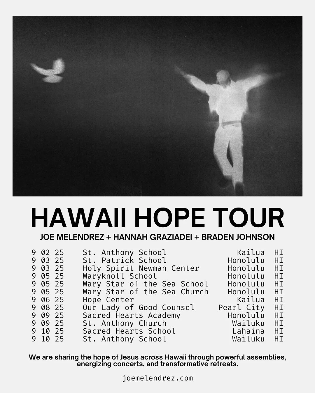 Hawaii Hope Tour Has Begun! 

@itsbradenj @hannahgraziadei