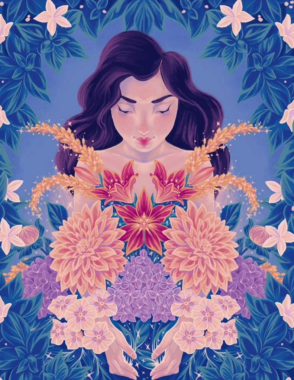 Hello October 🍂
.
#autumvibes #theydrawandgarden #mentalmellbeing #illustratorsforhire #floralillustration #illustrationseries #fallflorals #artwithintention