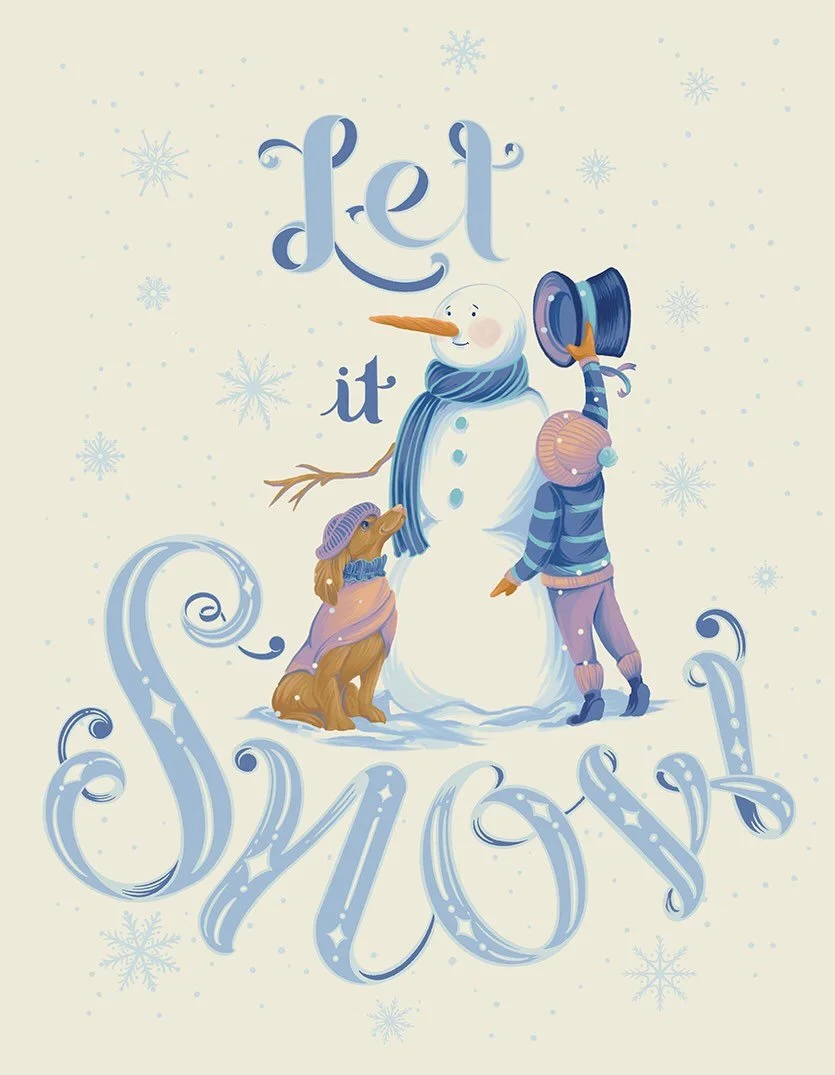 Let it snow ☃️
.
.
.
#winterseason #snowman #wintervibes #snowday #licensingartist