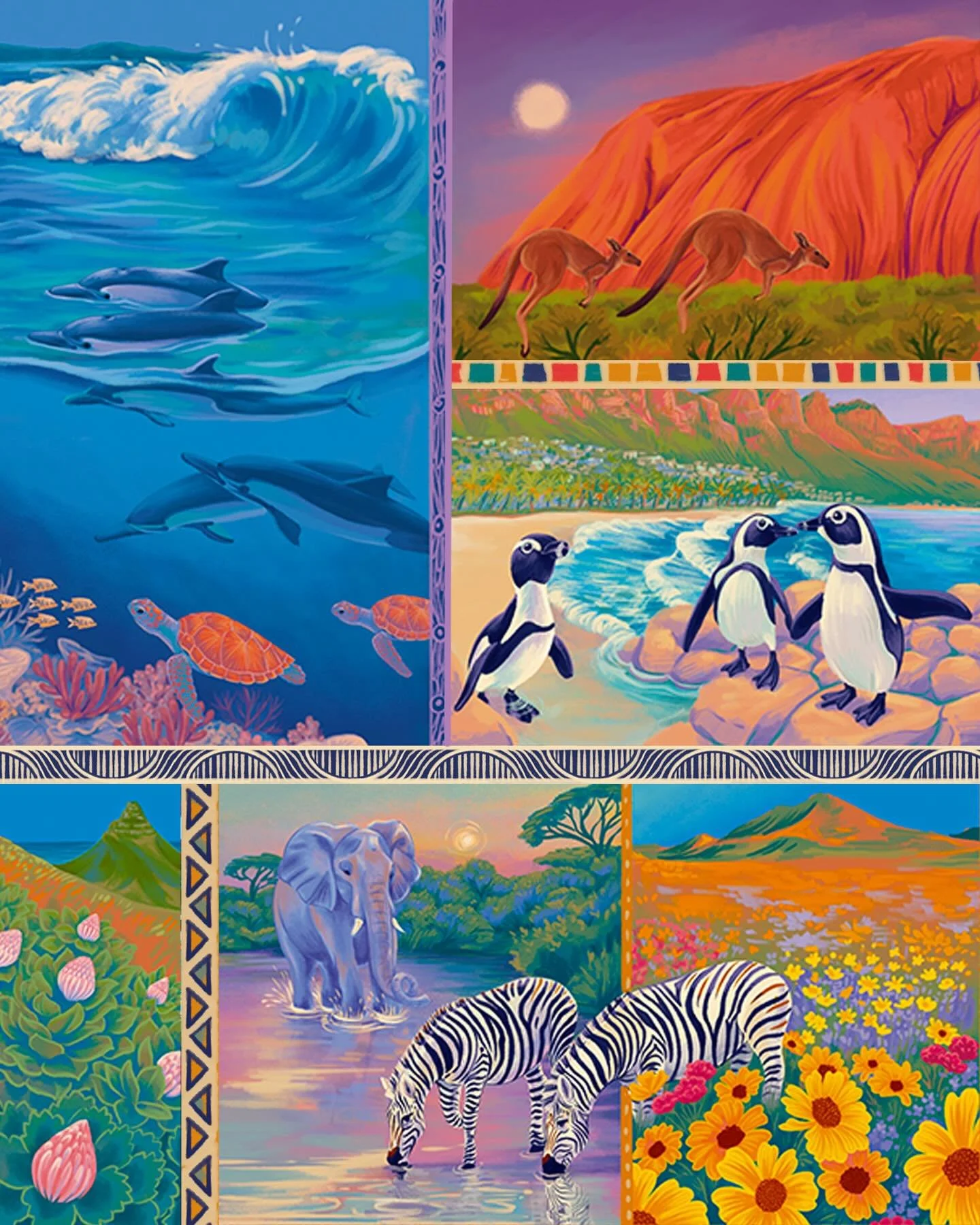 Advice for Fellow Artists ☀️
.
If I could share one piece of honest advice, it would be this: illustration asks a lot of you before it gives anything back. It&rsquo;s fuelled by your own drive, commitment, and self-belief, especially during the weeks