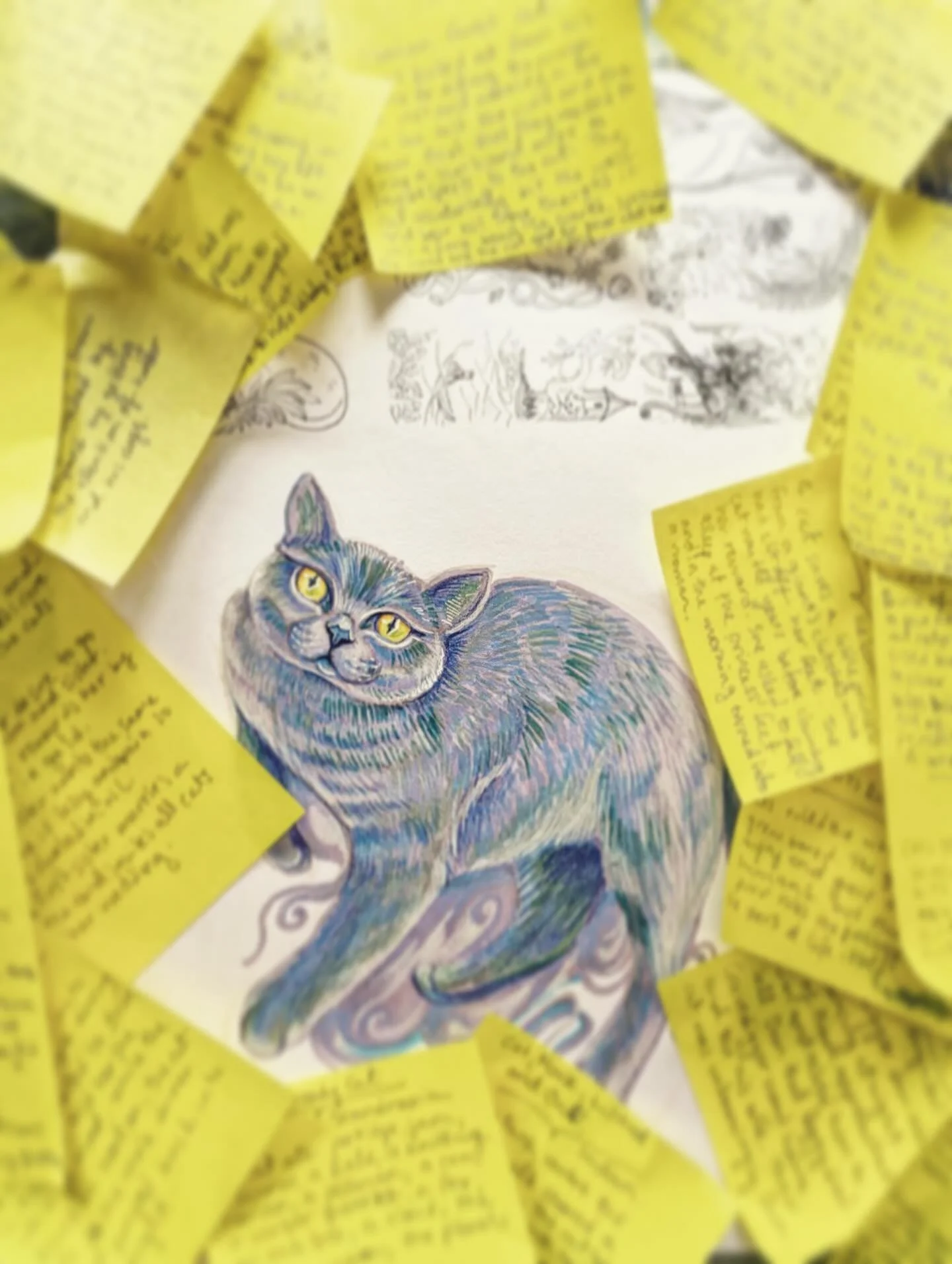 Behind the scenes ✨
.
A new project in the making 🐈