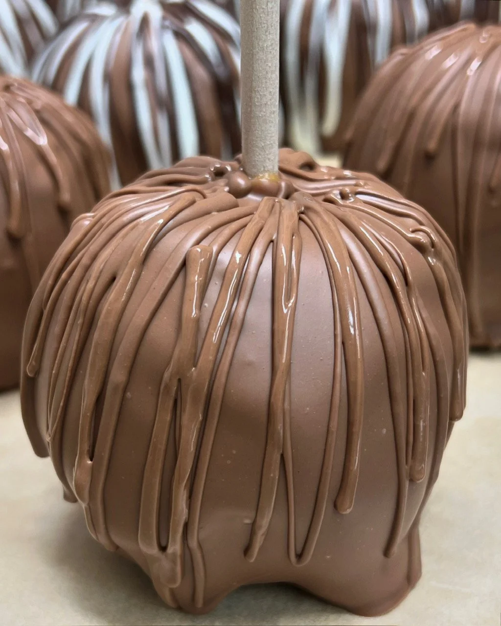 Milk Dipped &amp; Drizzled Apple