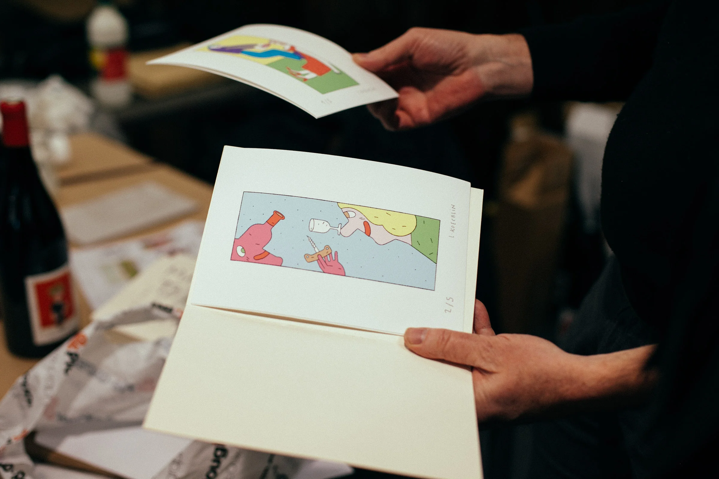 L’un des lots : une édition très limitée d’une des étiquettes par l’Atelier Clot Bramsen et Georges, excusez du peu.