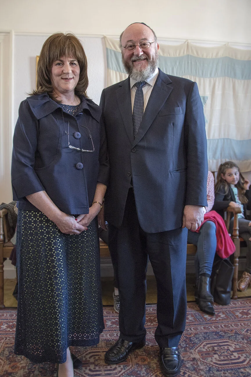  Britain’s Chief Rabbi, Ephraim Mirvis and his wife Valerie. 