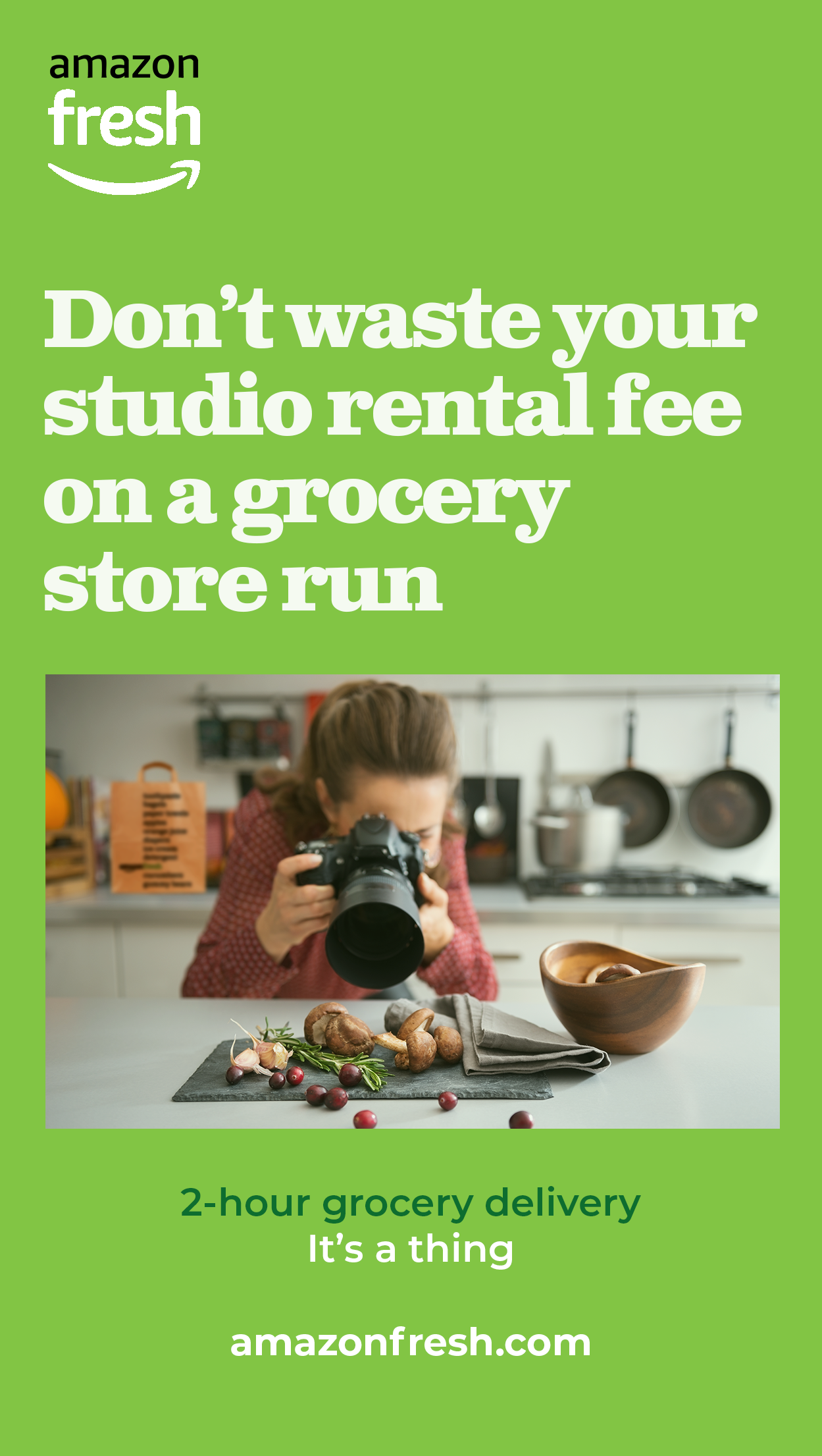  Go to speculative advertisement page: Amazon Fresh. 