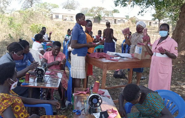 Giving Ugandan Girls Skills to Make Reusable Sanitary Towels