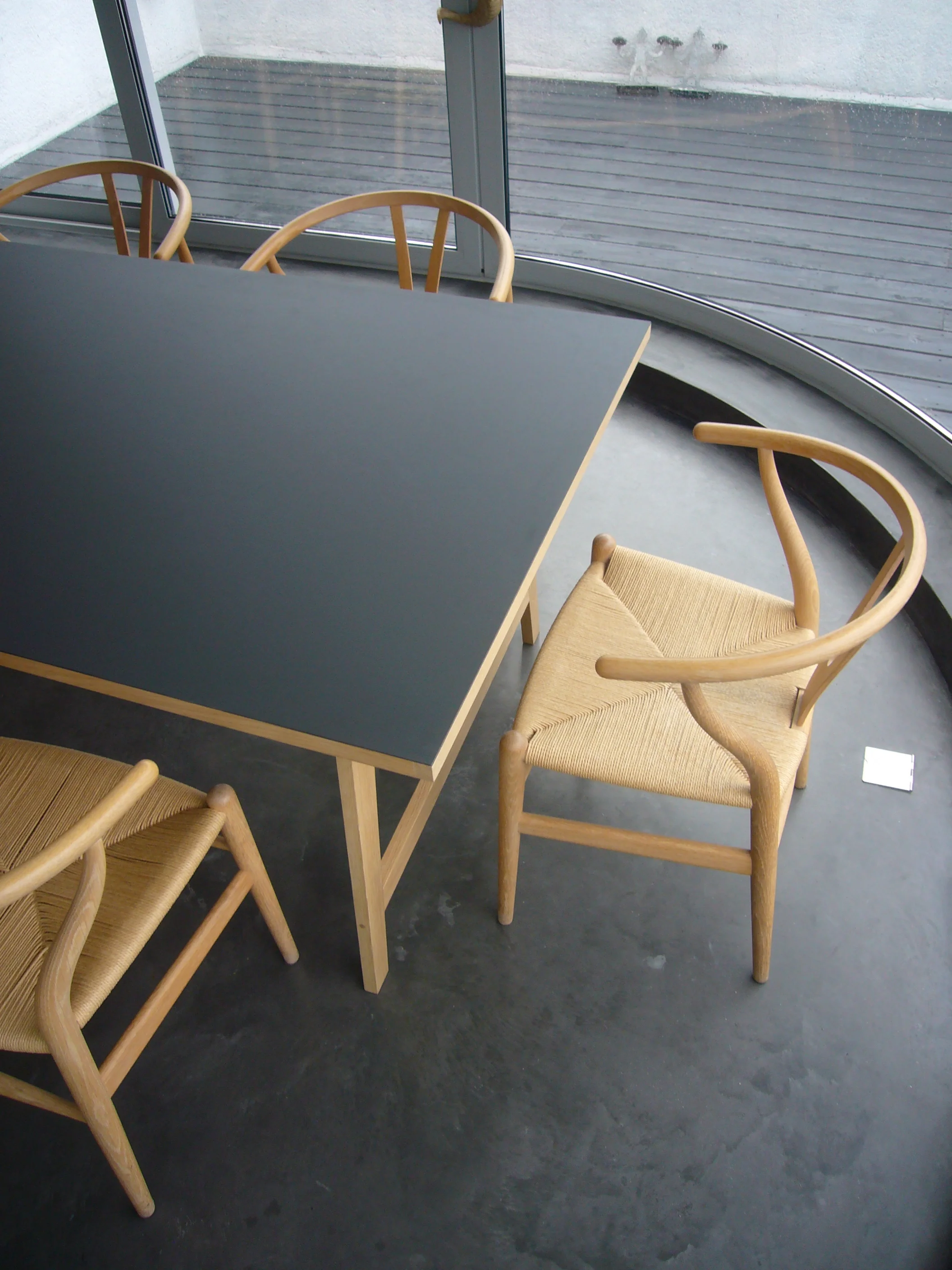 Oak and grey linoleum