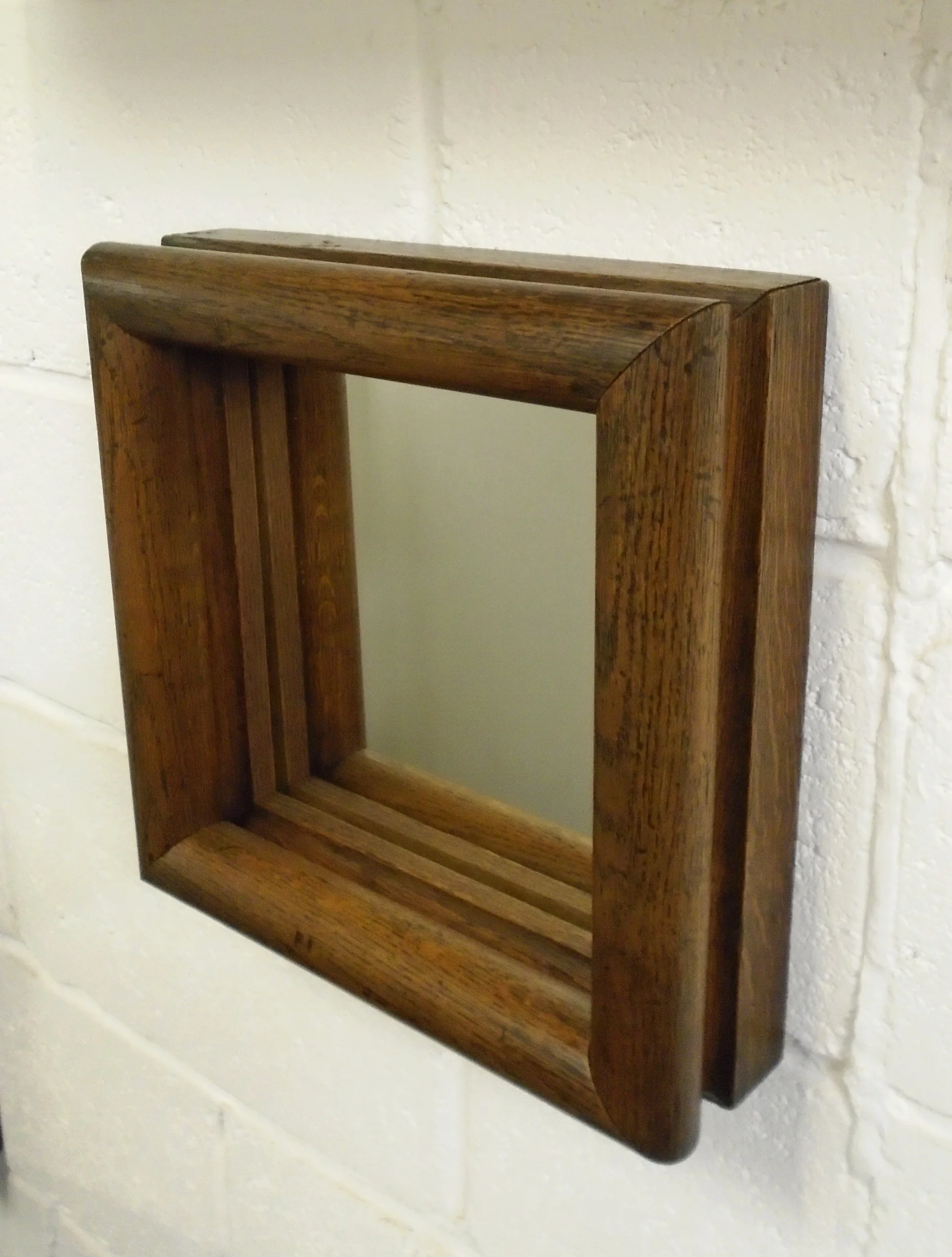 Oak Handrail Mirror