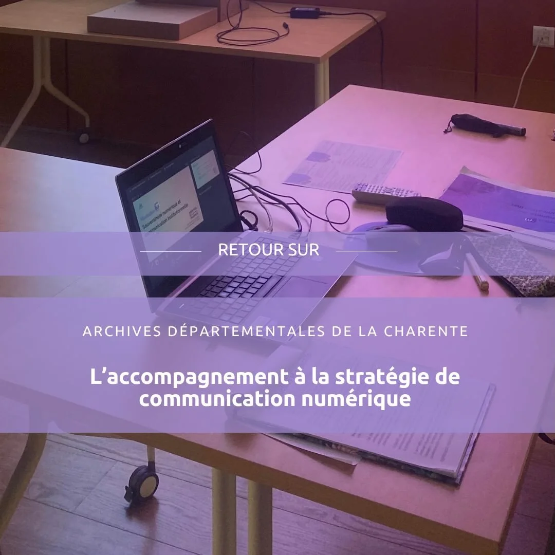 [ ✨Retour ] 

Les services d&rsquo;archives font aujourd&rsquo;hui face &agrave; de nouveaux enjeux de communication et de m&eacute;diation num&eacute;rique. Leur pr&eacute;sence se d&eacute;veloppe sur les m&eacute;dias sociaux, devenant des espaces