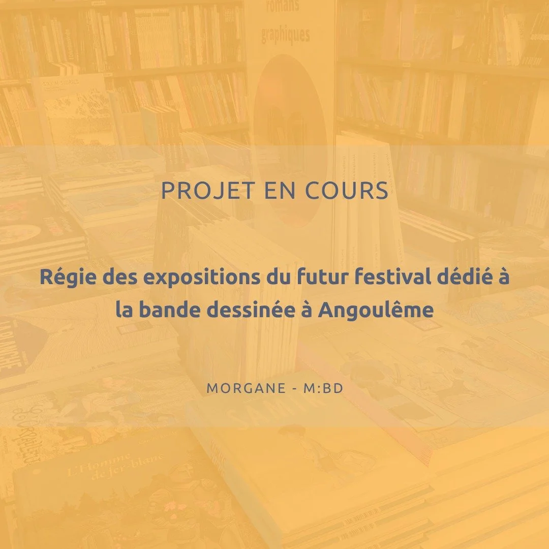 [✨ Les actus de Clio]

Depuis mi-septembre, j&rsquo;ai rejoins les &eacute;quipes de Morgane en tant que r&eacute;gisseuse des expositions pour le lancement du tout nouveau festival d&rsquo;Angoul&ecirc;me consacr&eacute; &agrave; la bande dessin&eac