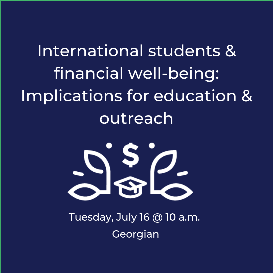 International Students & Financial Well-being: Implications for Education & Outreach
