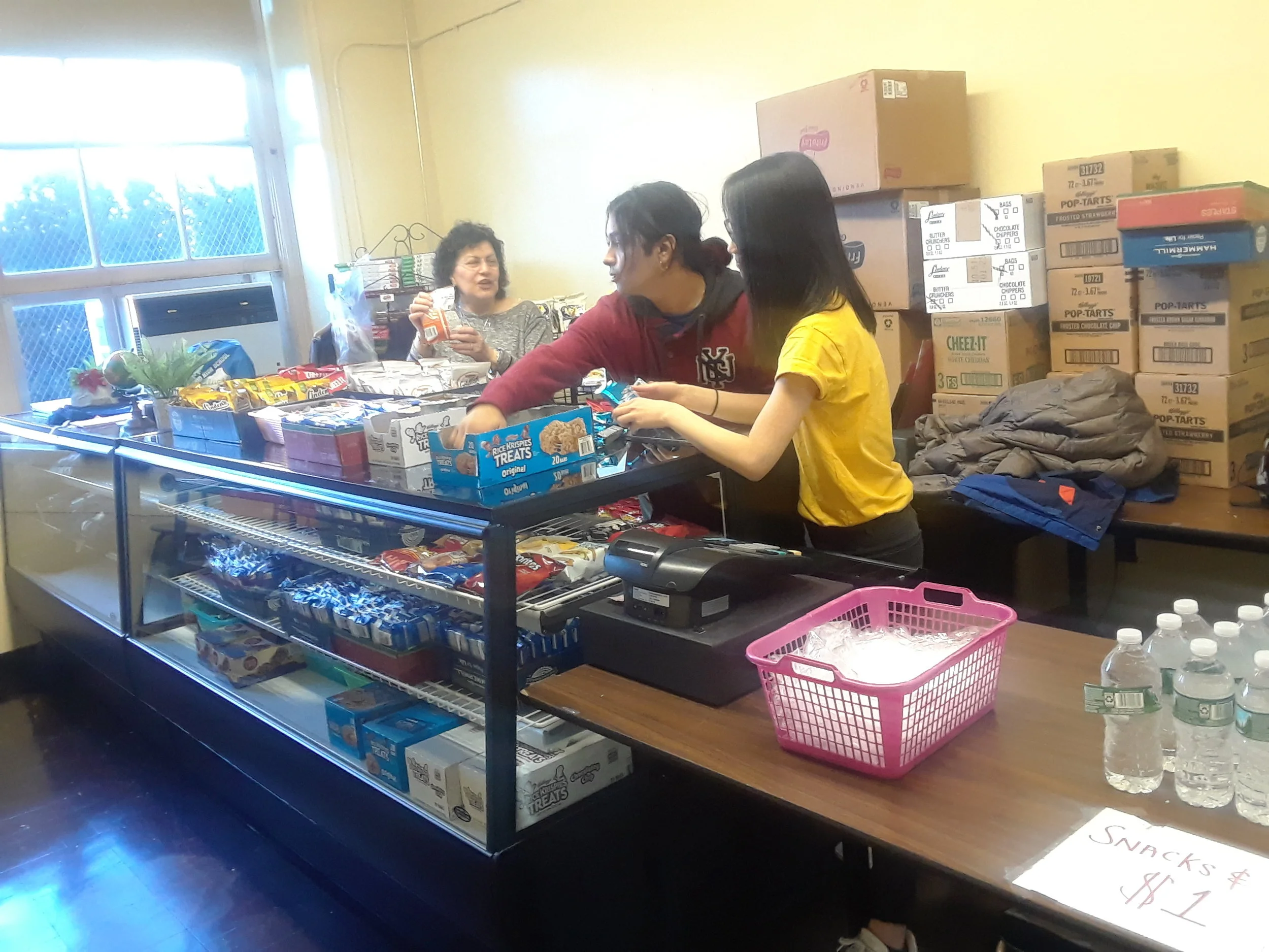 The new school store will be equipped with a new materials, snacks, plastic bags, and school apparel. Photo Credit: Nahomie Theoli