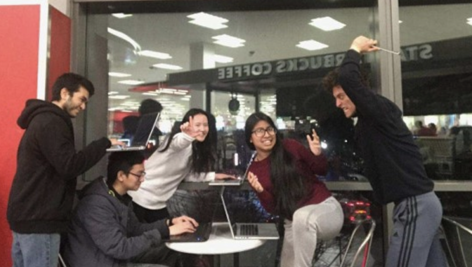 The team displays their trademark focus and seriousness at Target after finishing the 14 hour M3 challenge. Photo Credit: The Midwood M3 Team