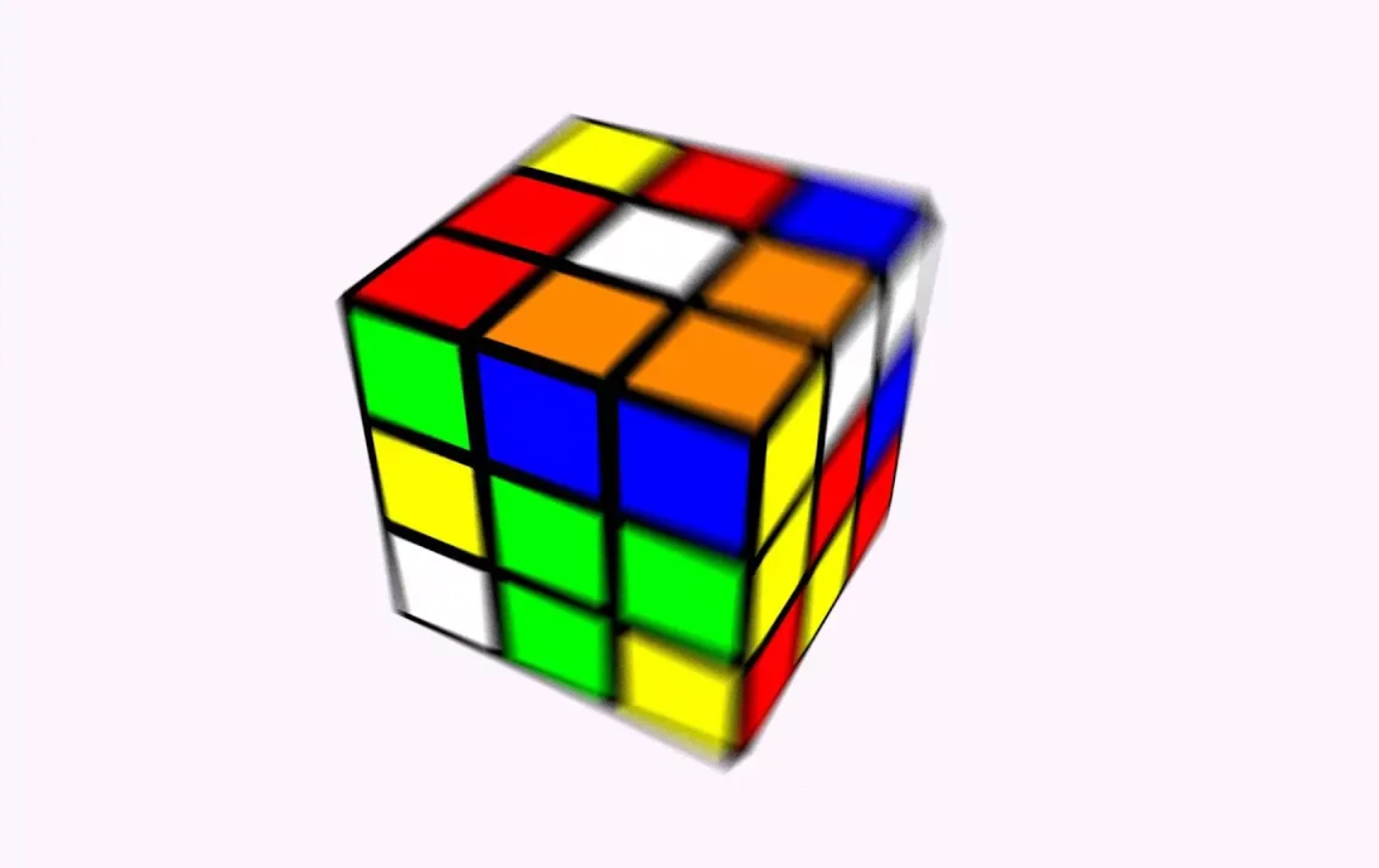 Speed Solve of a Rubik's Cube in Slow Motion