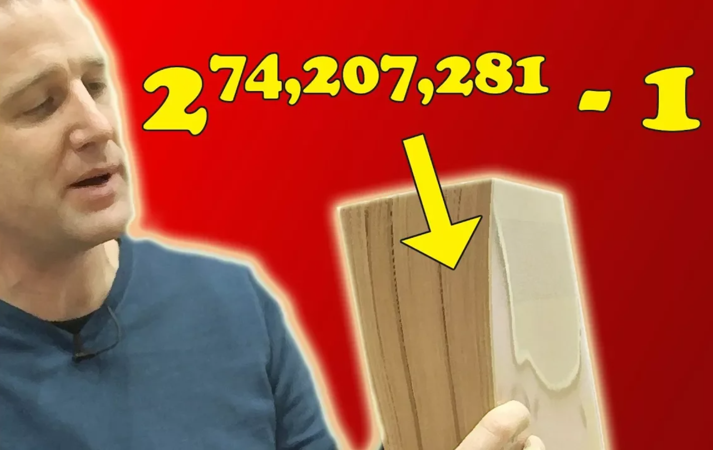 New World's Biggest Prime Number (PRINTED FULLY ON PAPER)