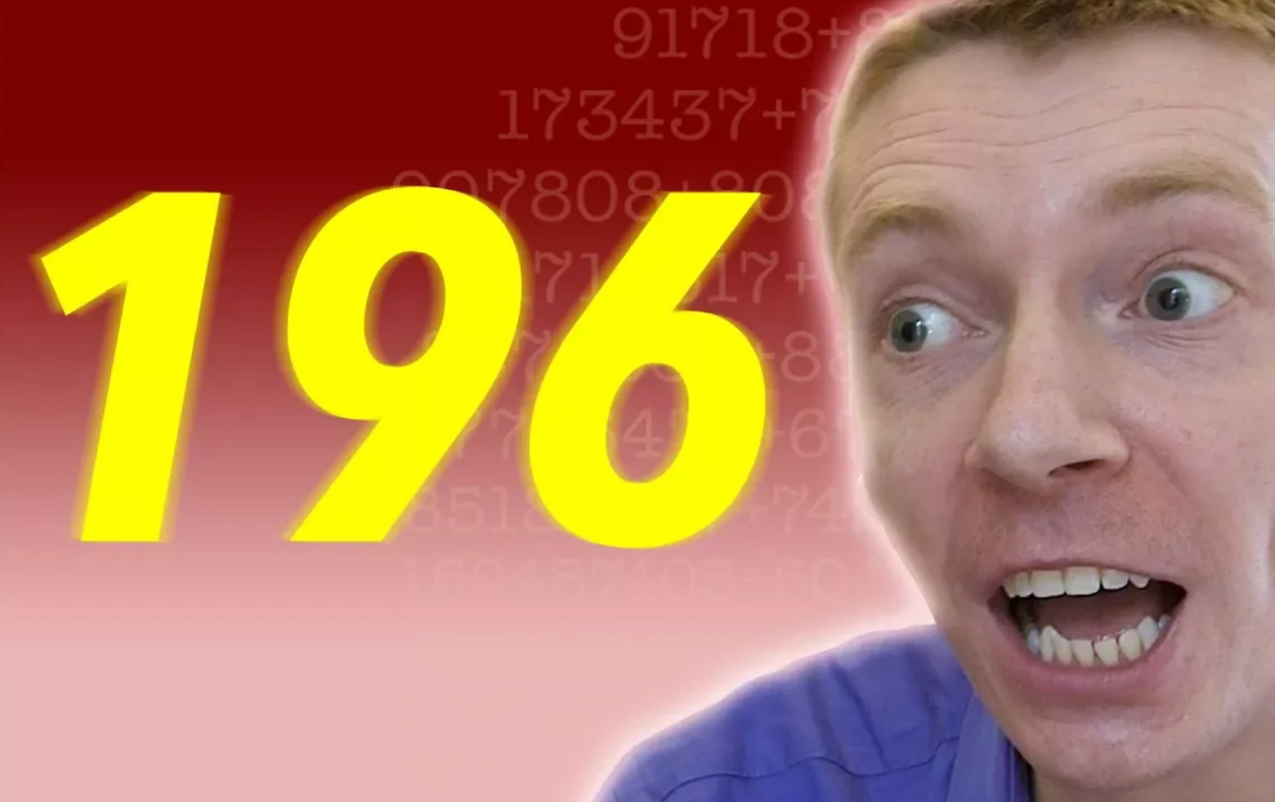 What's special about 196?