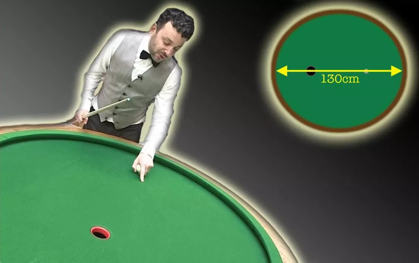 Elliptical Pool Table