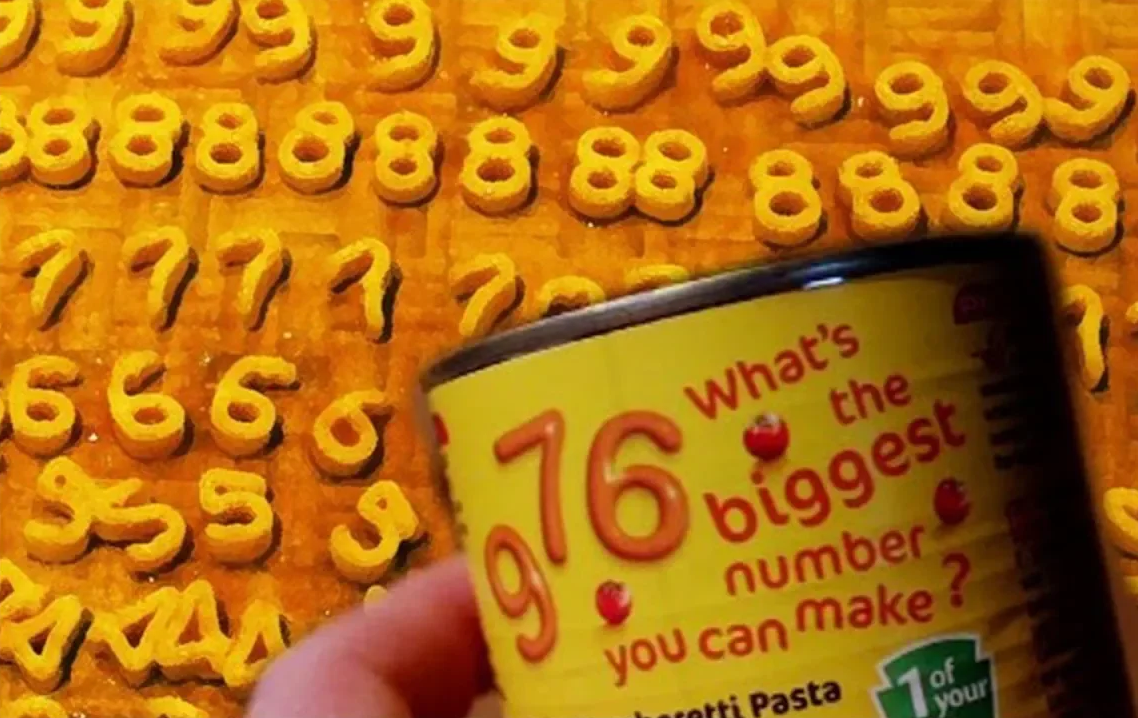 Spaghetti Numbers