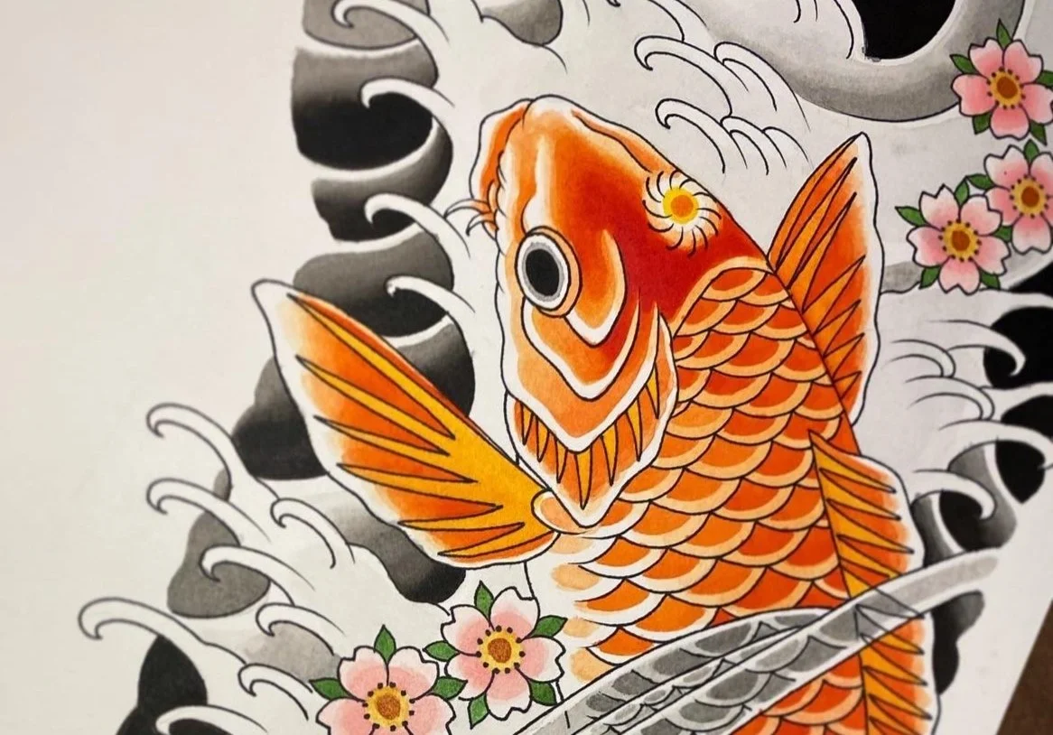 Zen buddhism and the Japanese Carp: A reflection on my favorite design 