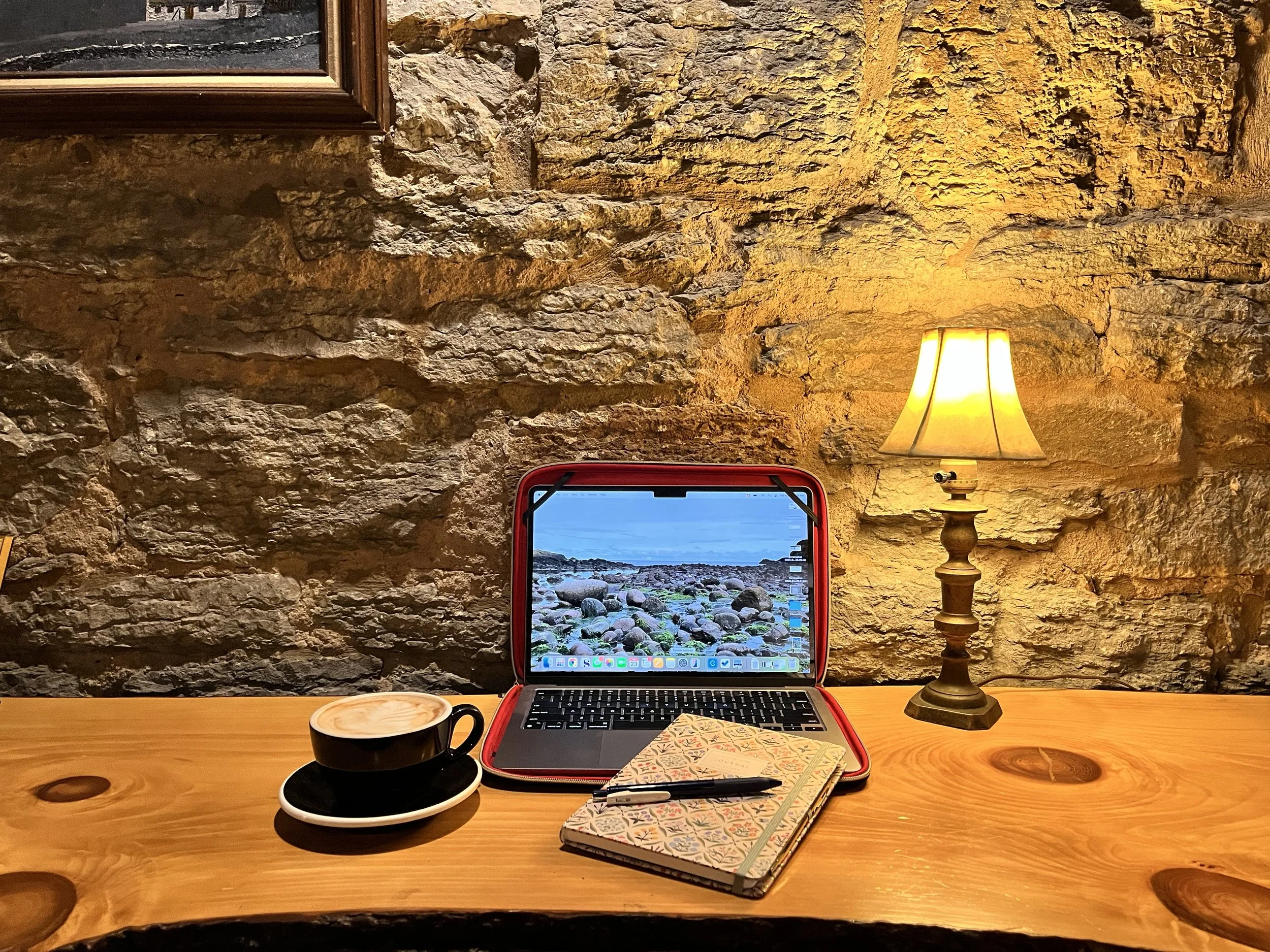 The transition from one novel to the next