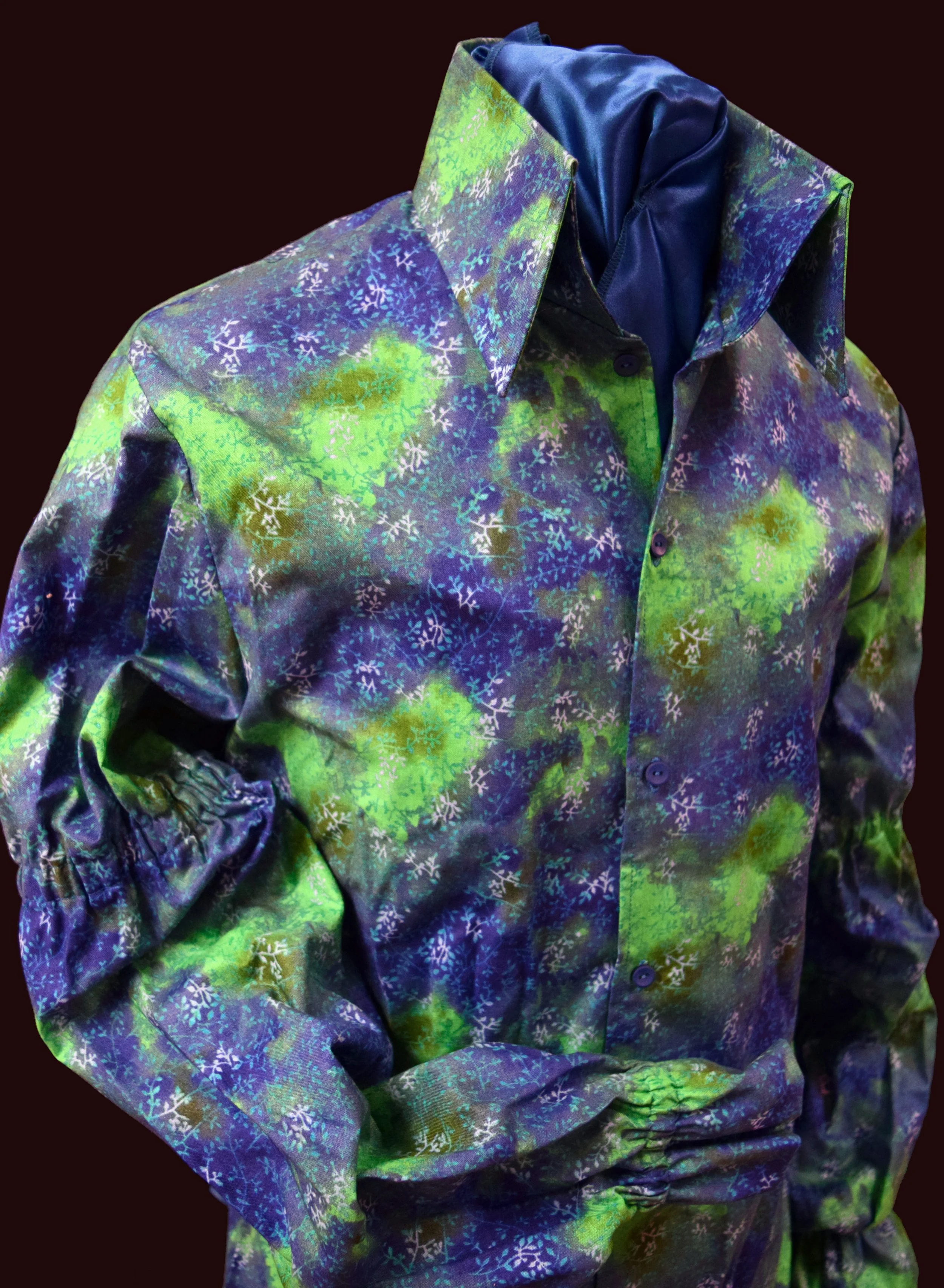 Green and Blue Vine Shirt