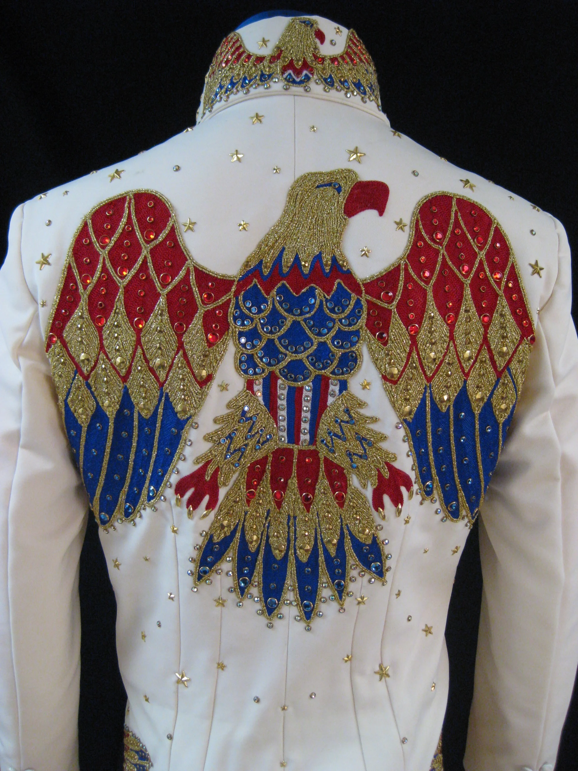 Embroidered American Eagle Jumpsuit (Back)