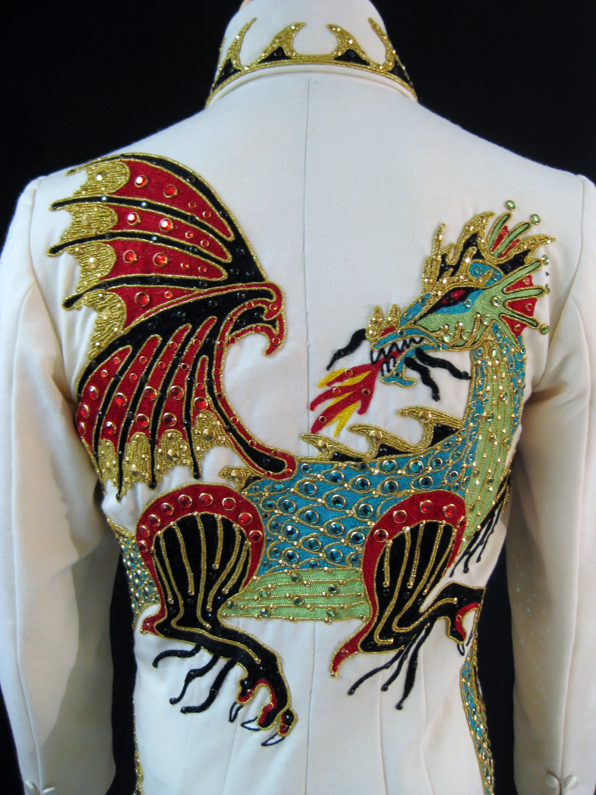 Dragon Jumpsuit Upper Back View