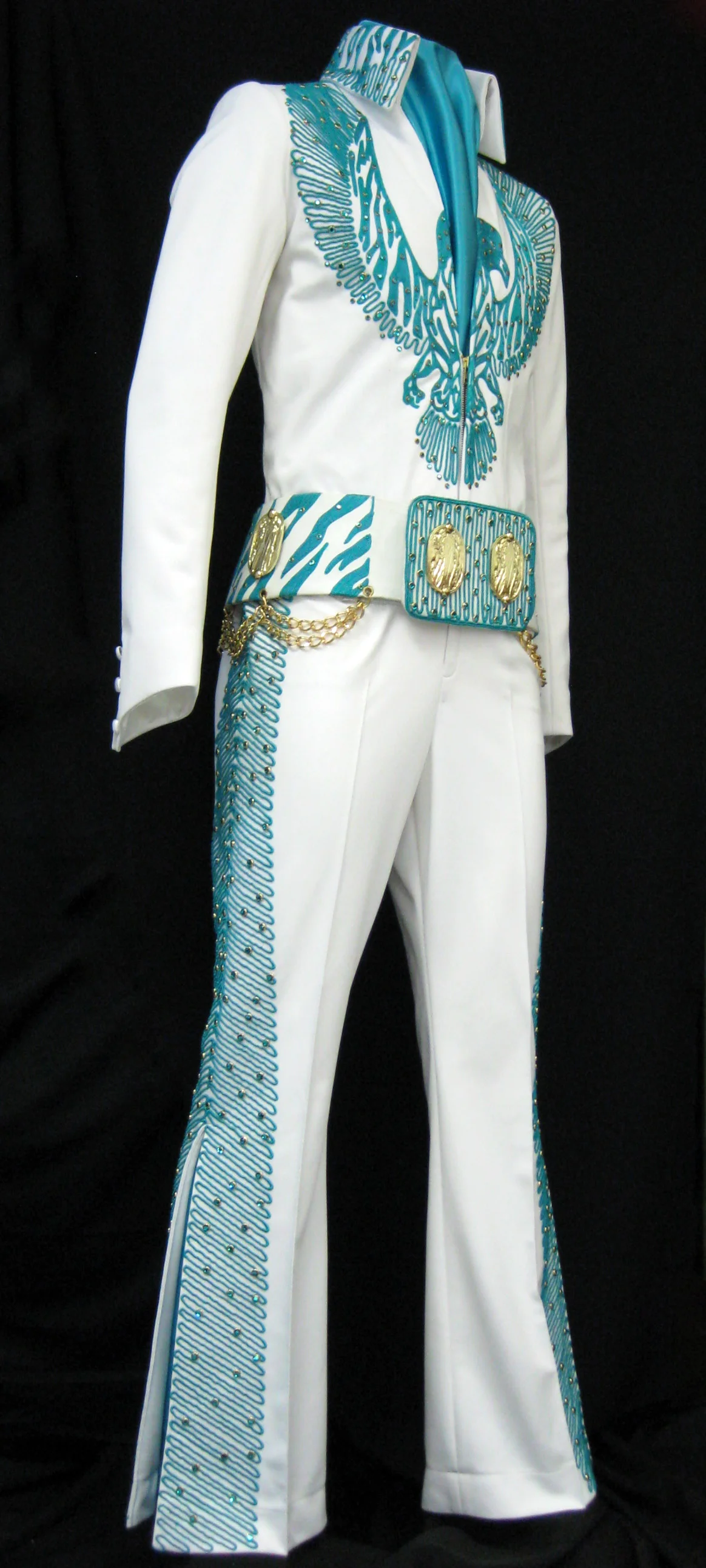 Turquoise Phoenix Jumpsuit 