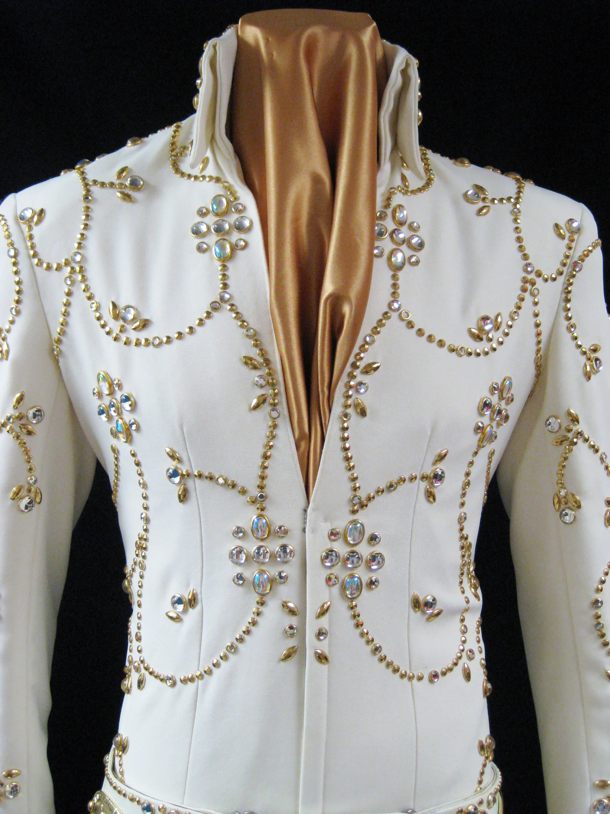 Crystal Flower Jumpsuit Upper Front View