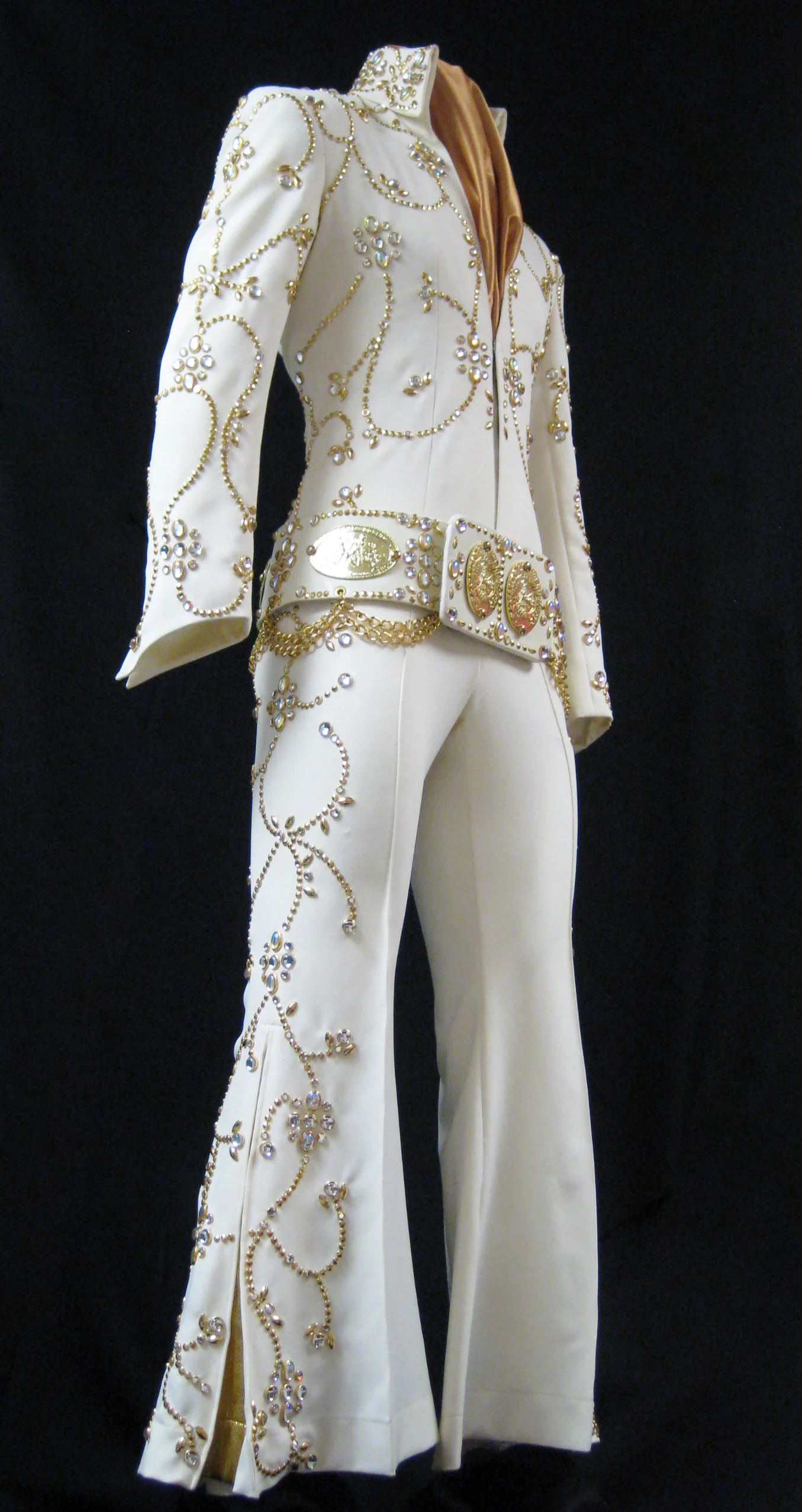Crystal Flower Jumpsuit & Belt Full View