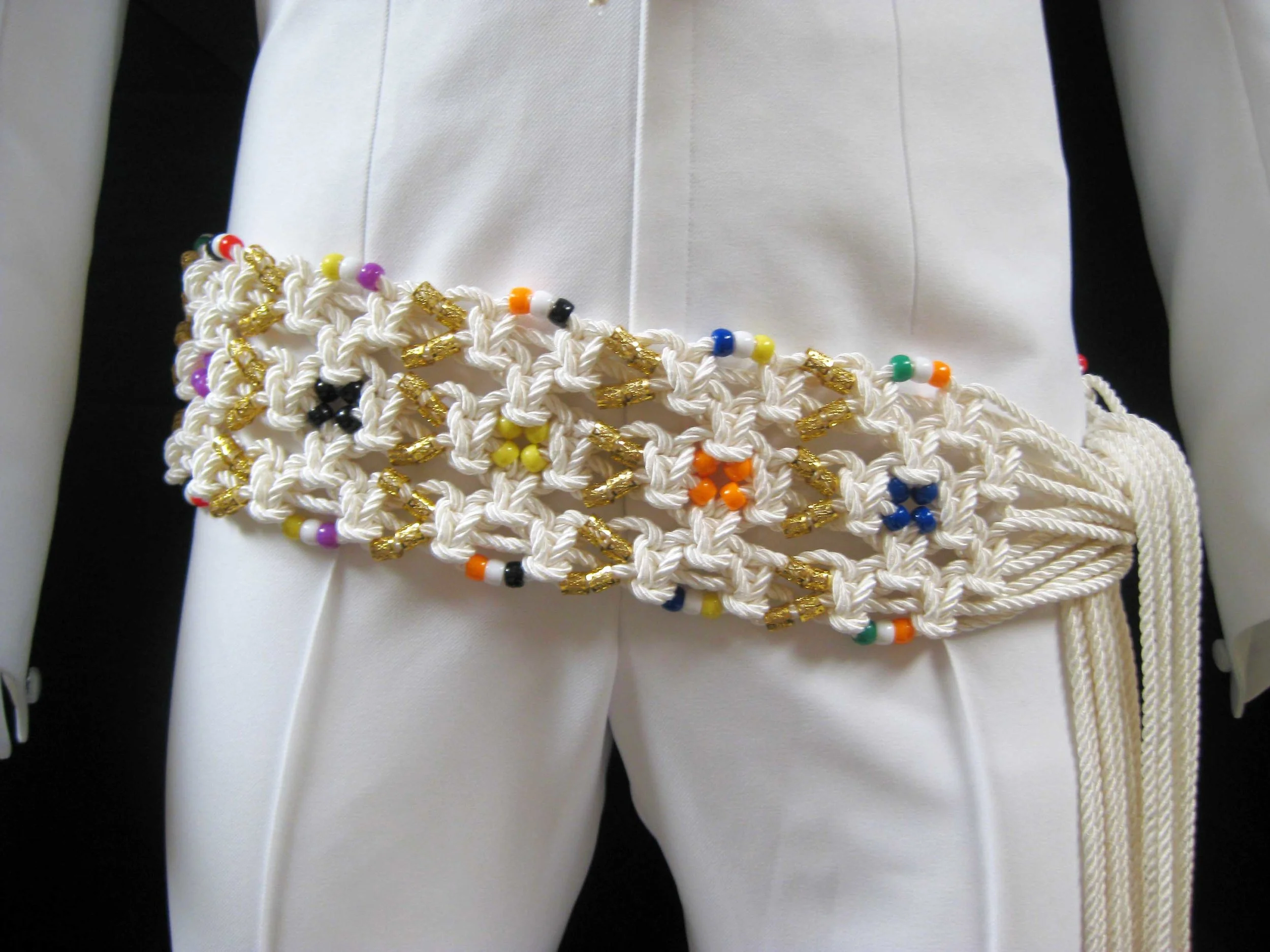 Fringe Macrame Belt