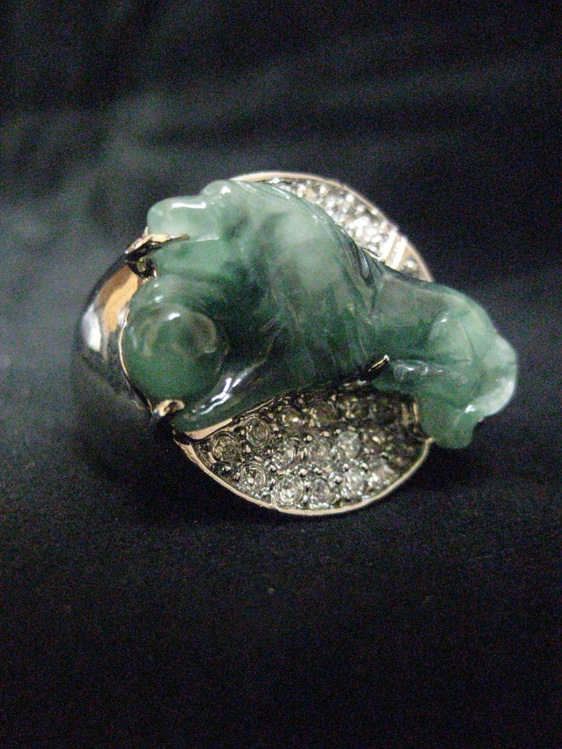 Jade Lion Ring