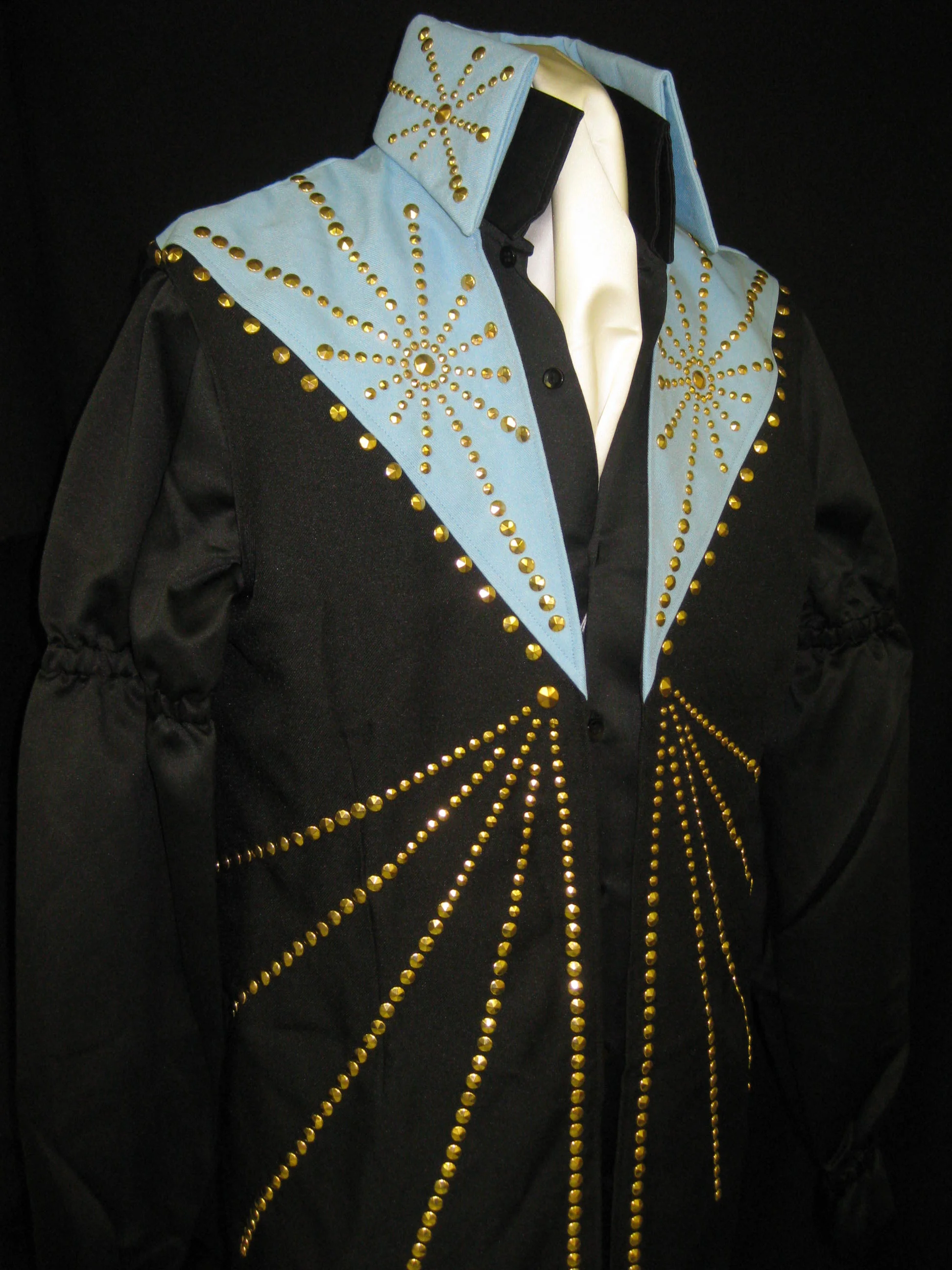 Cisco Kid Vest Black w Powder Blue 2.JPG