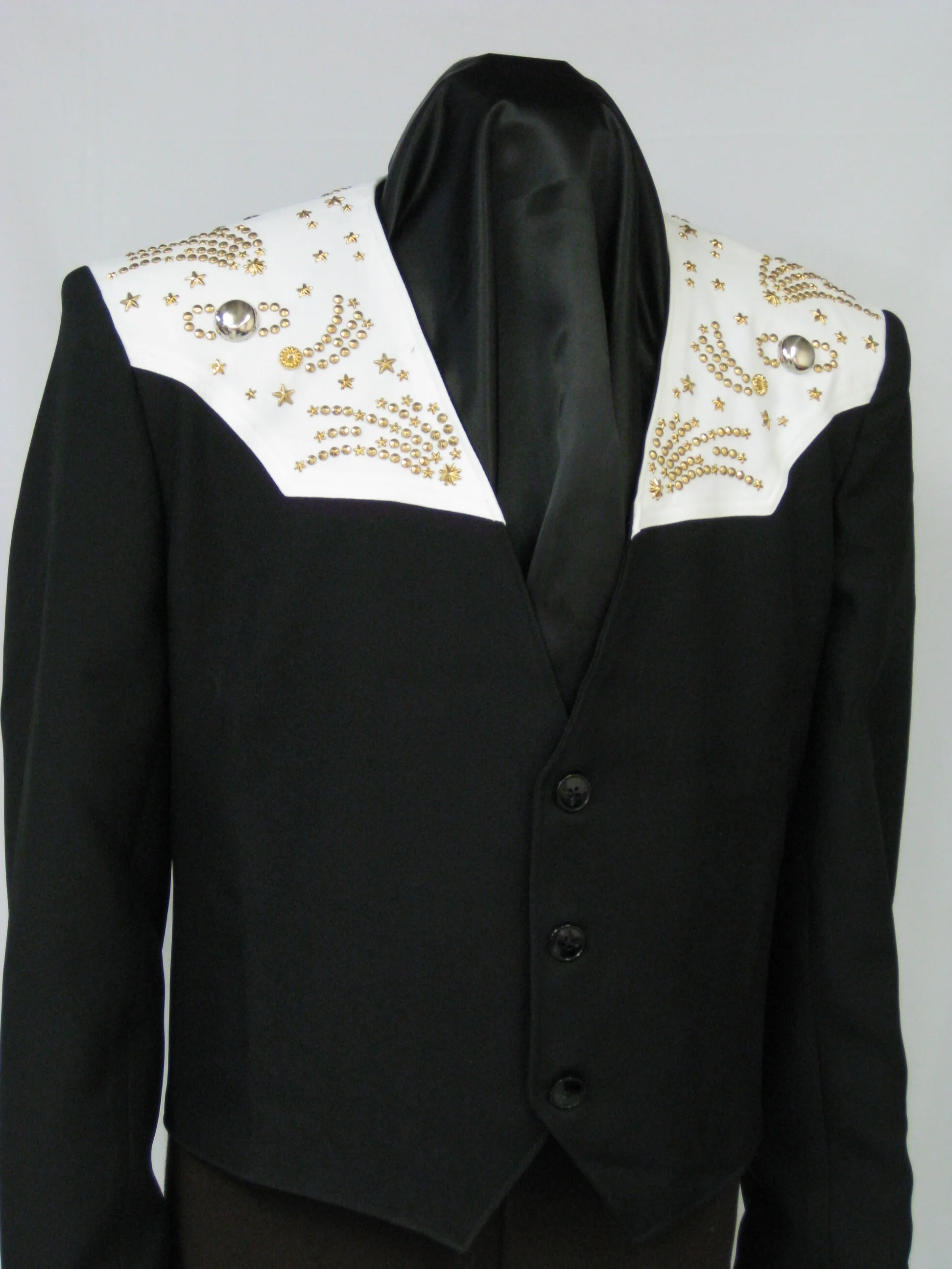 Western Jacket (Two-Tone Black W White) Front.JPG