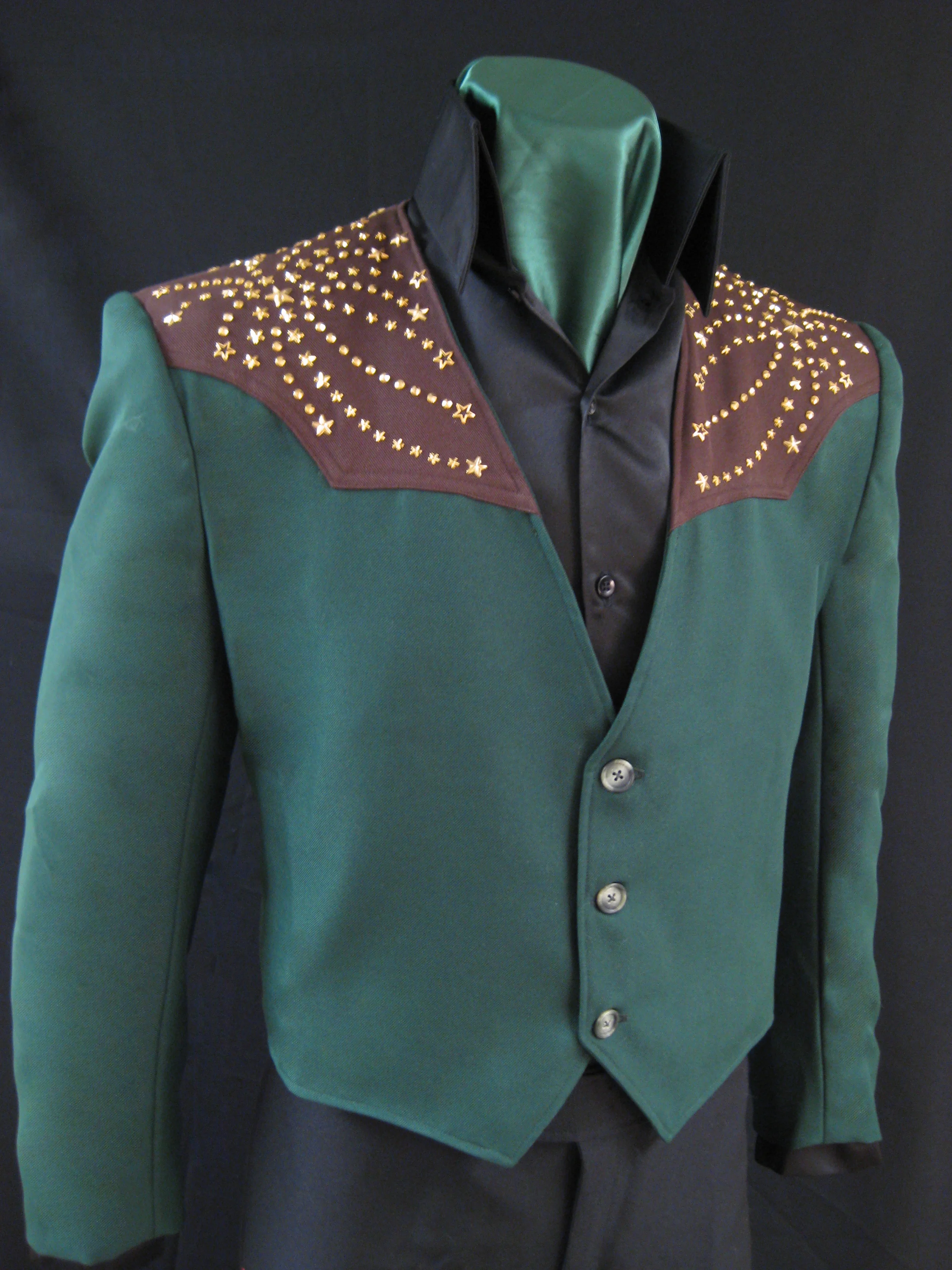Western Jacket (Two-Tone Green w Brown) Front.jpg
