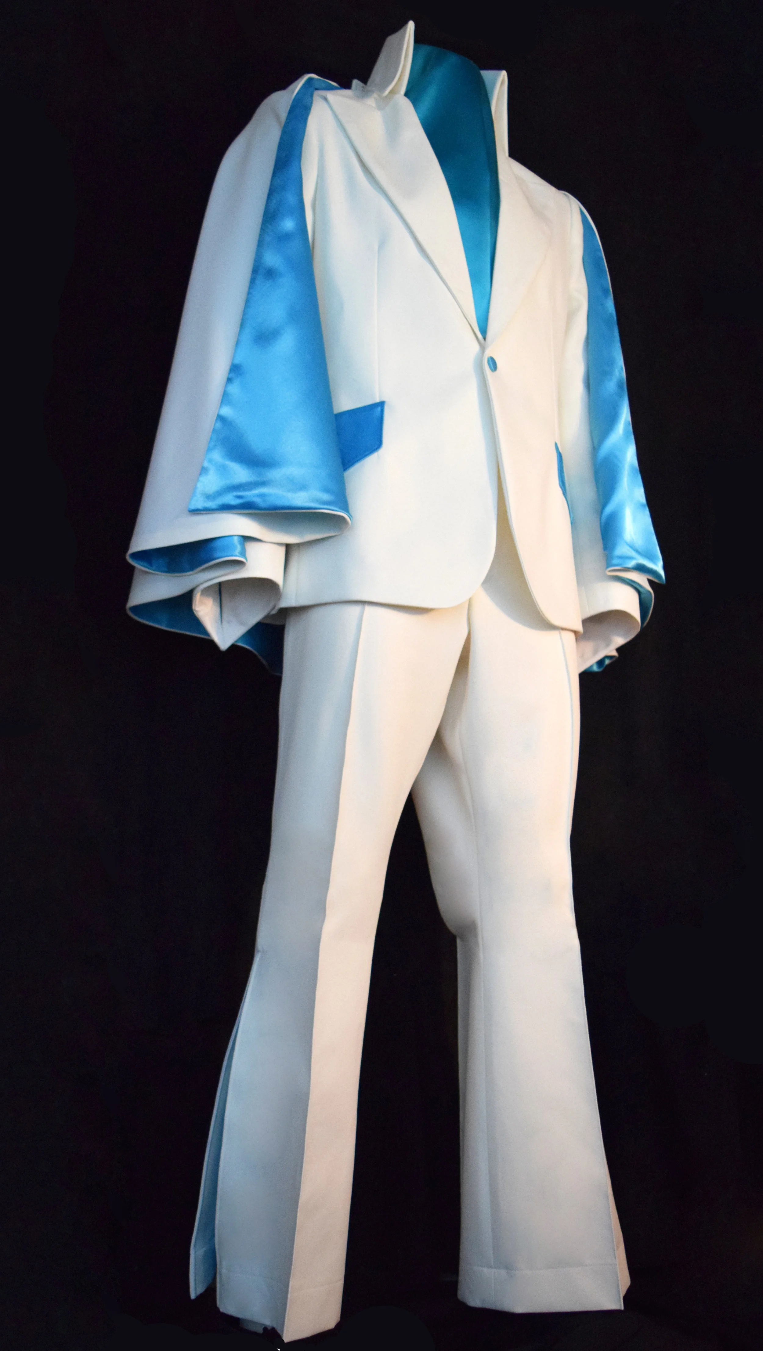 Vented Jacket White with Turquoise Full with cape.jpg