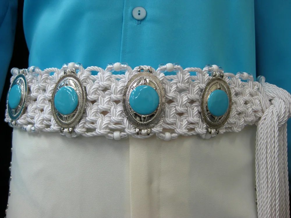 Turquoise Concho Belt — B&K Enterprises Costume Company display picture 1