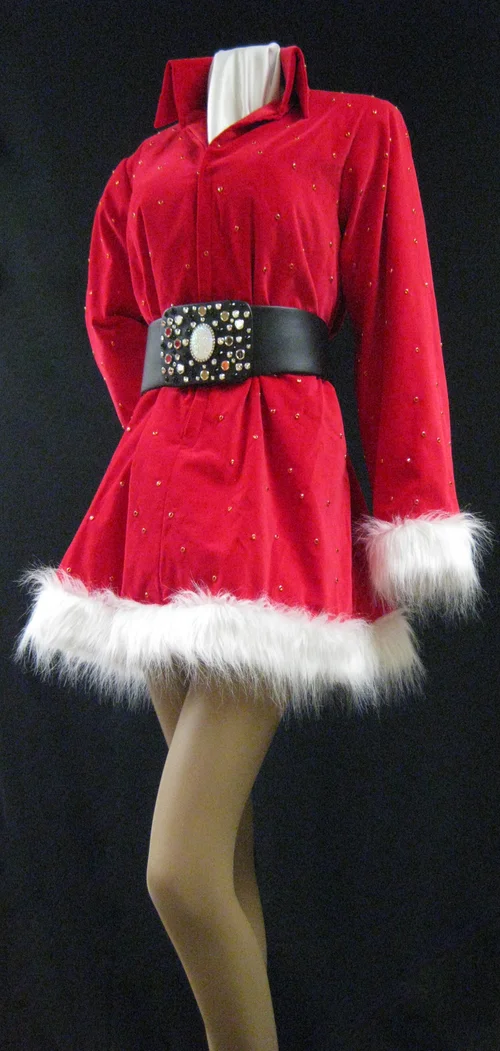 chinese dress ladies Little Miss Santa Child Costume
