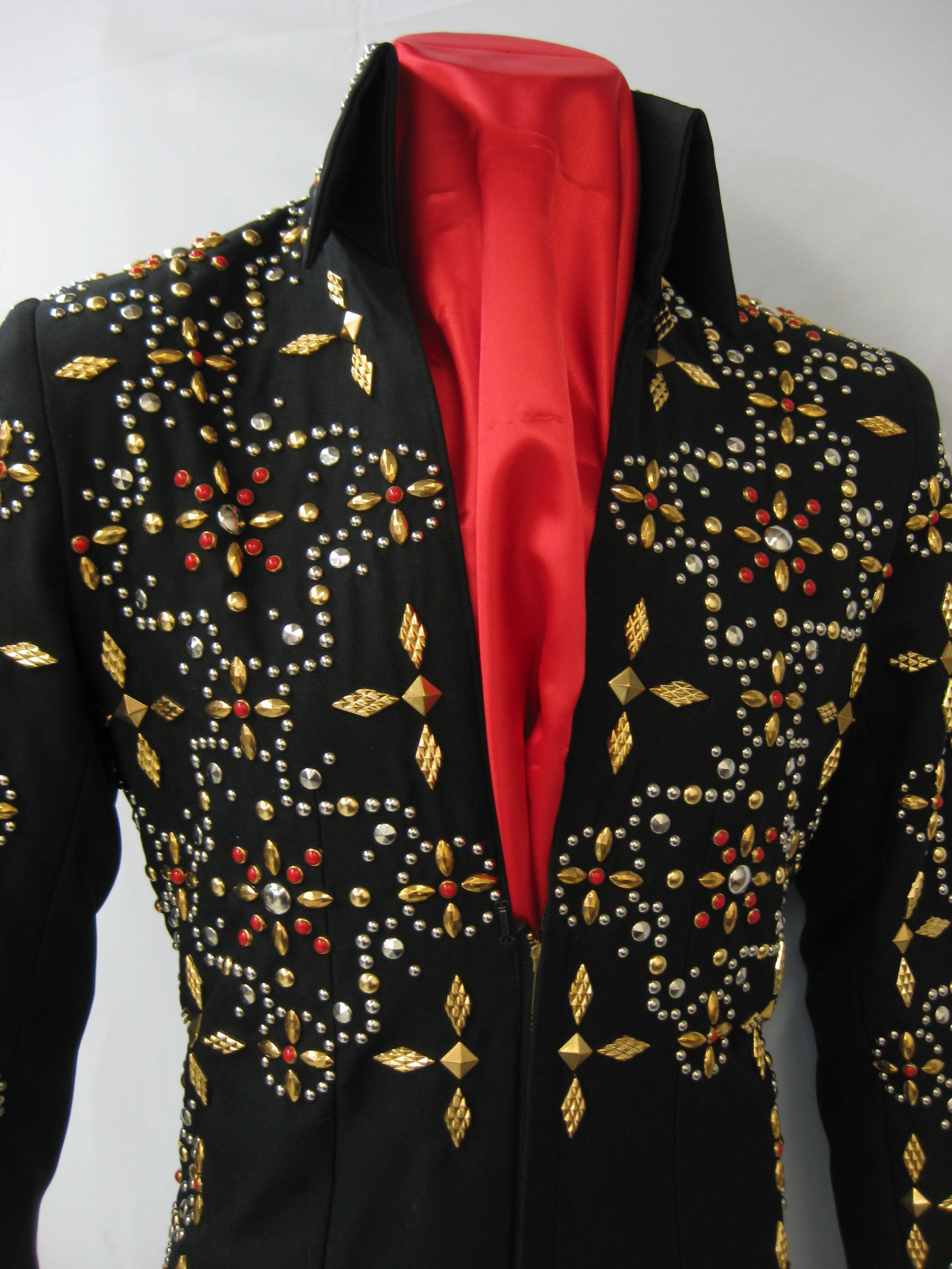 Black Conquistador Jumpsuit Upper Front VIew