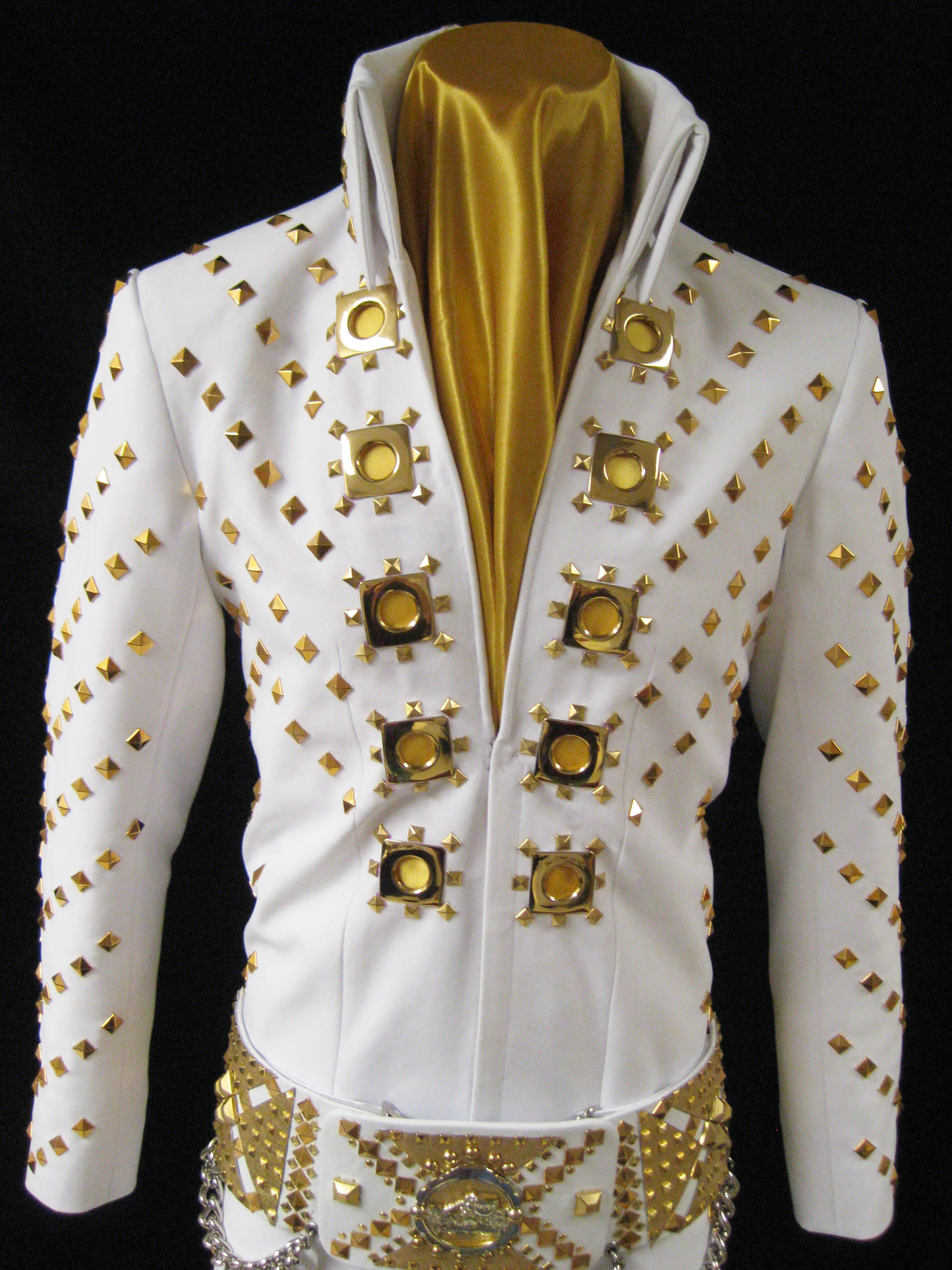 Checkerboard Jumpsuit Upper Front View